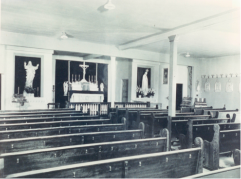 Sacred Heart of Jesus Diocesan Shrine - 1939 the closed school was converted into a chapel