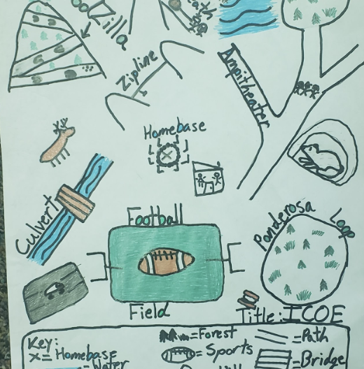 Illustrated ICOE Map by Abby K.