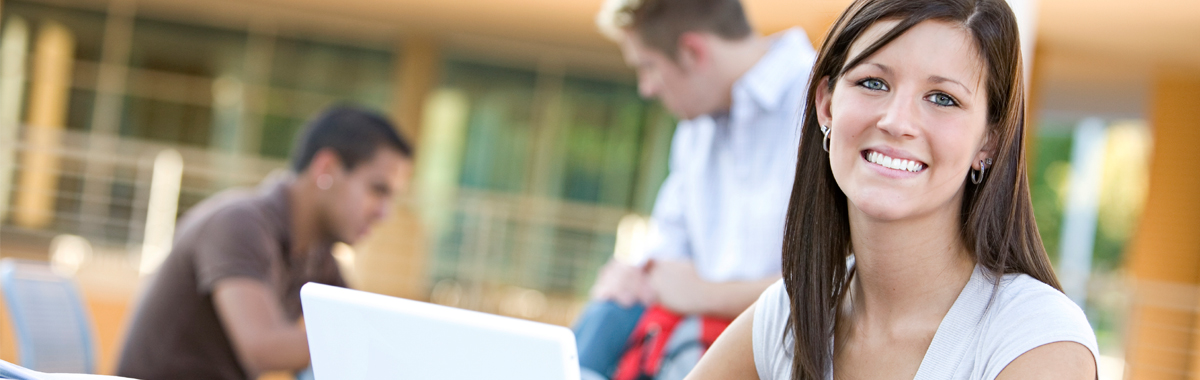 photo of student with books