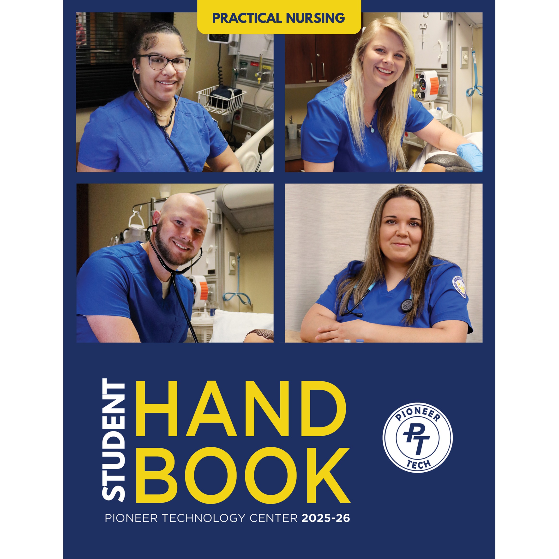 Practical nursing handbook - image of nursing students