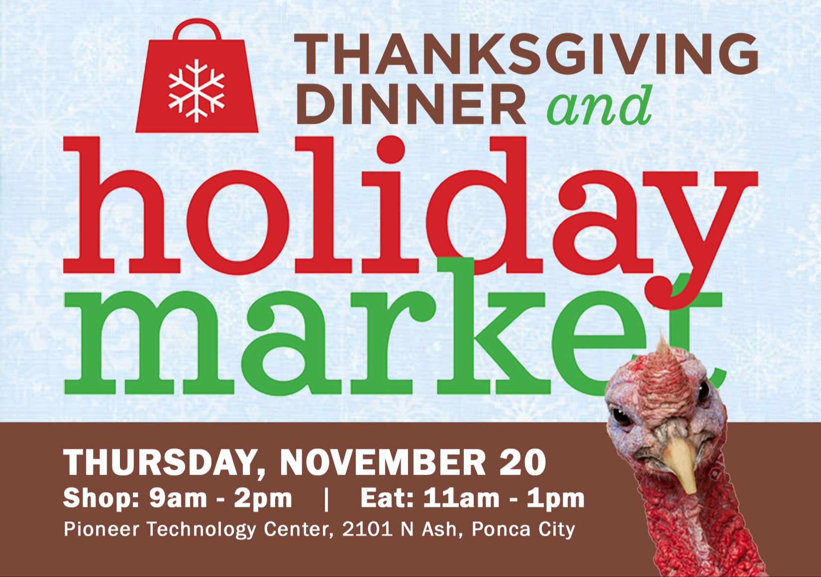 Holiday Market & Thanksgiving Dinner - Nov. 20
