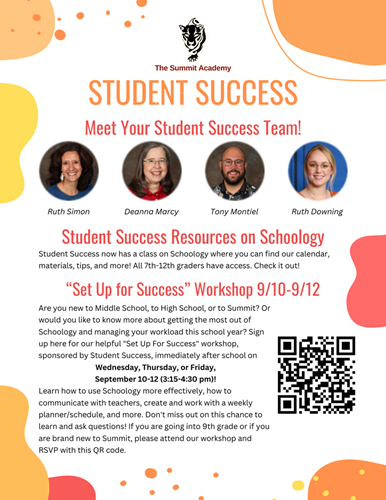 Set Up for Success Flyer