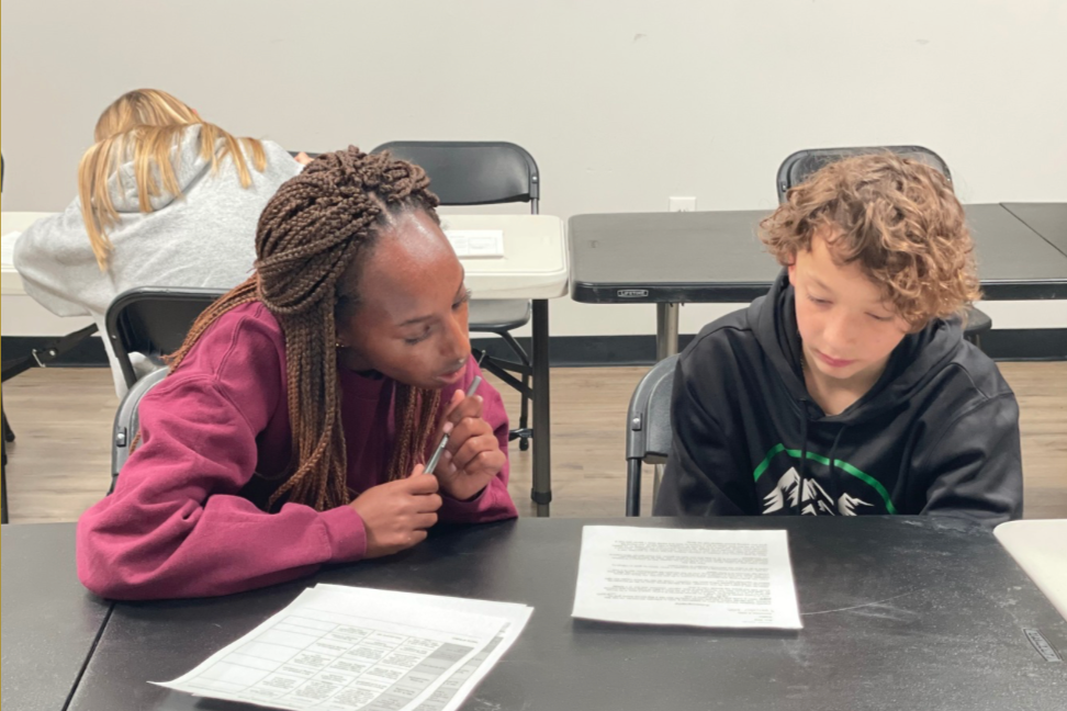 SAA student and teacher