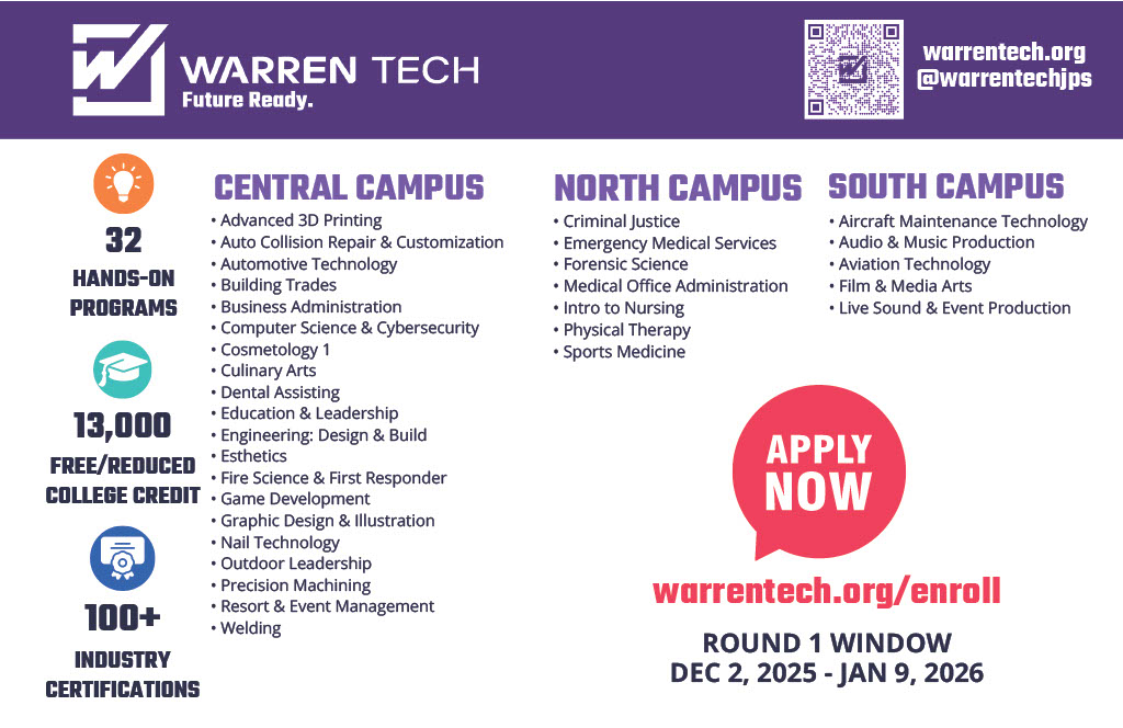 Info for Warren Tech Open House 