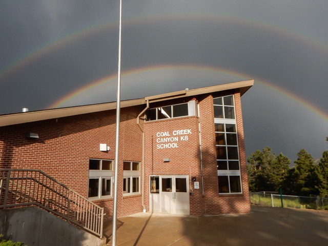 front of building