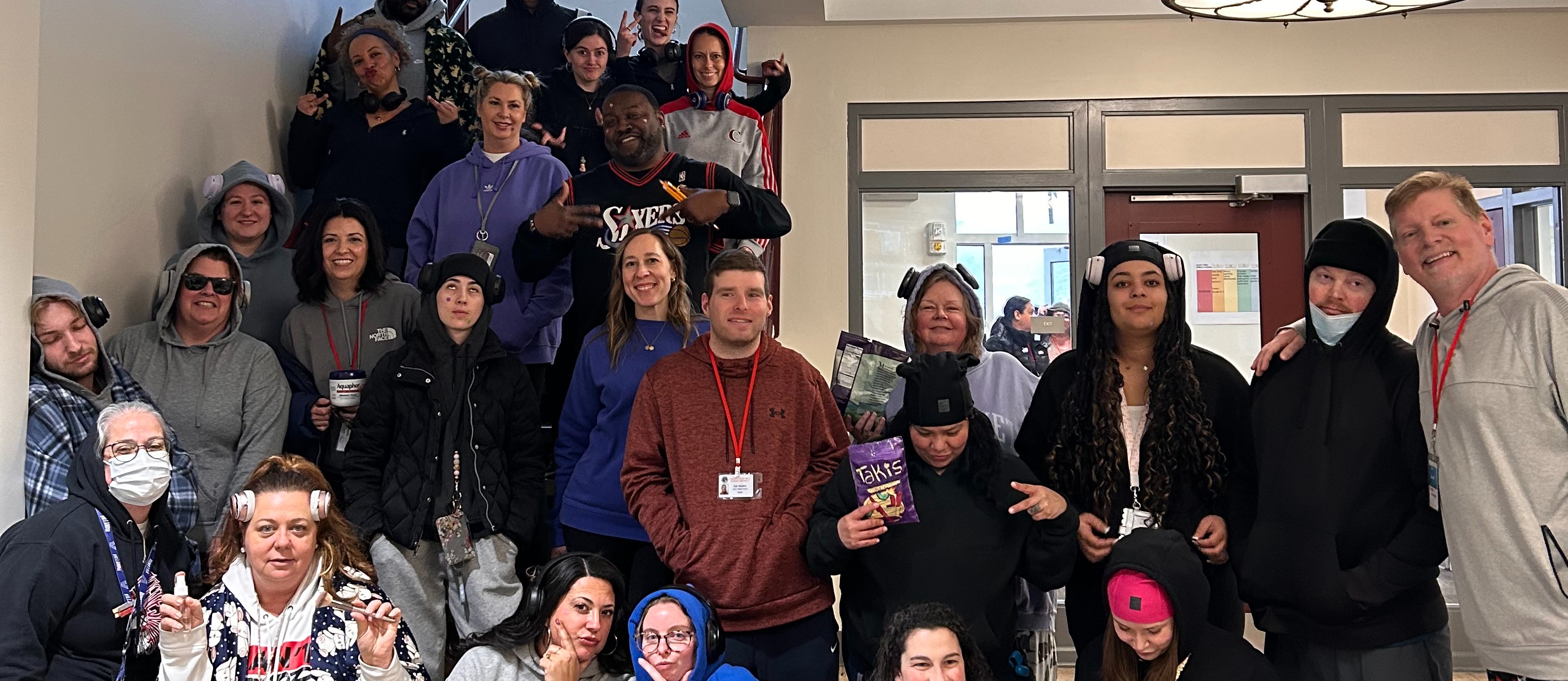 Staff Dressed at Students