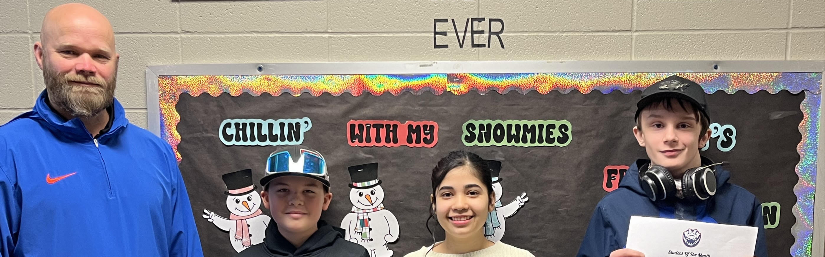 December TRMS students of the month