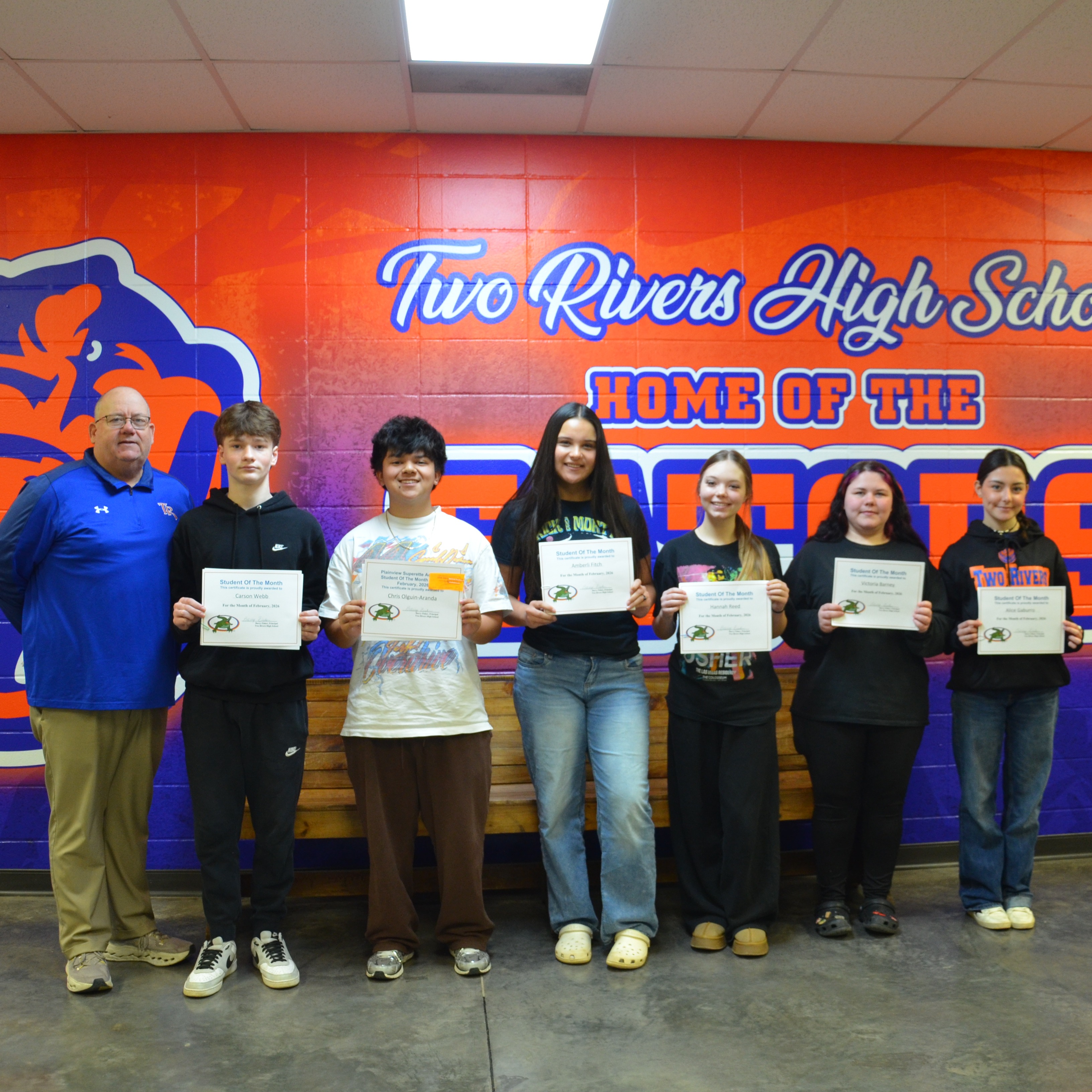 February 2026  Students of the month