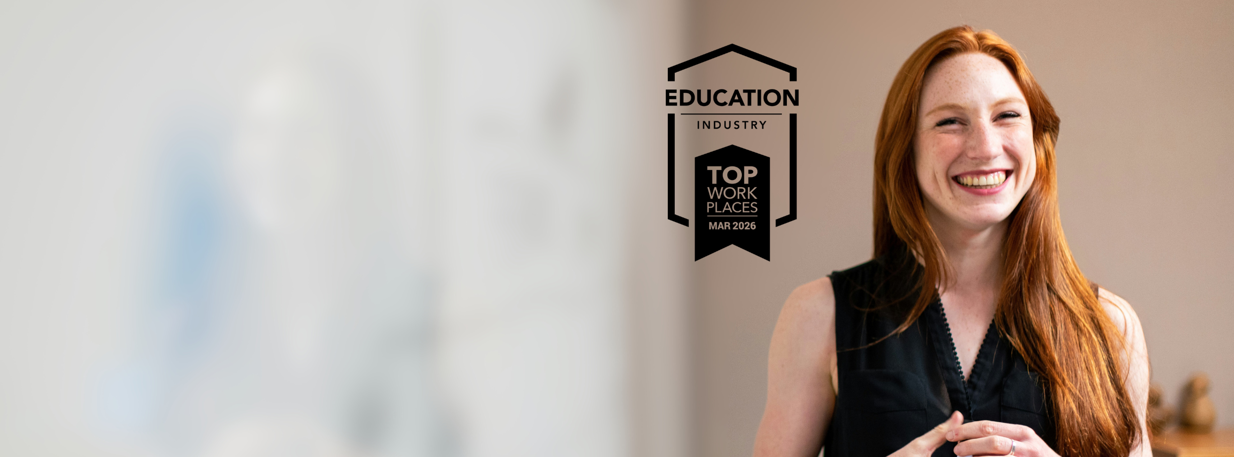 learning workshop, staff interacting with a board