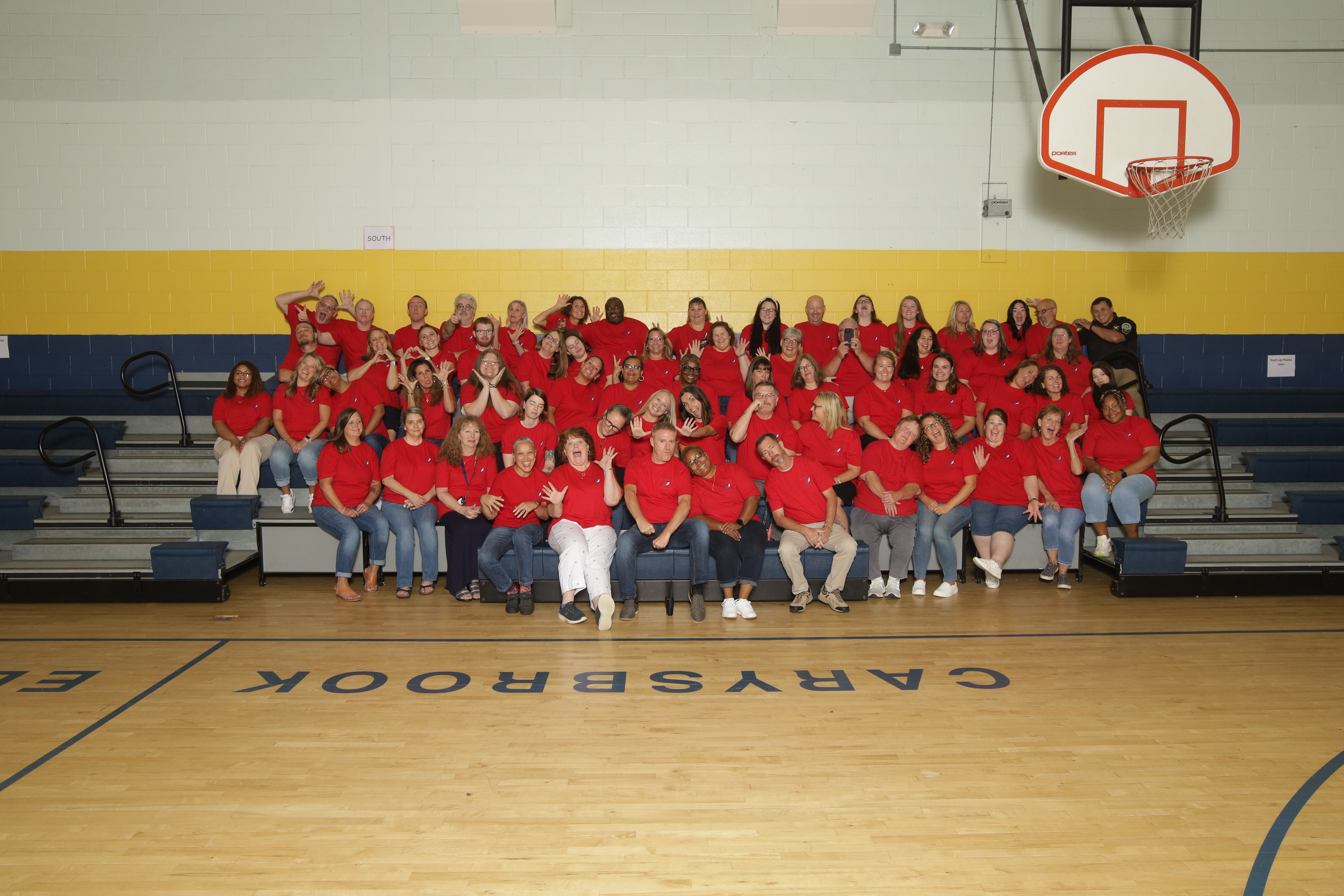 Carysbrook staff being silly