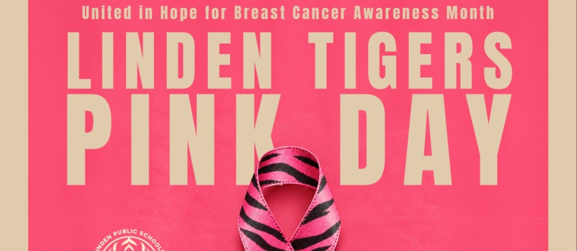 Flyer for Linden Tigers Pink day