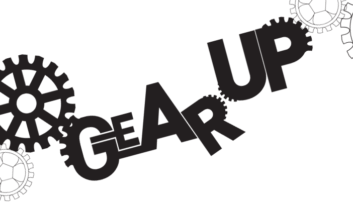 the words Gear Up surrounded by gears