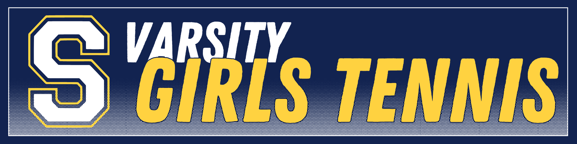 Varsity Girls Tennis Team Website Header