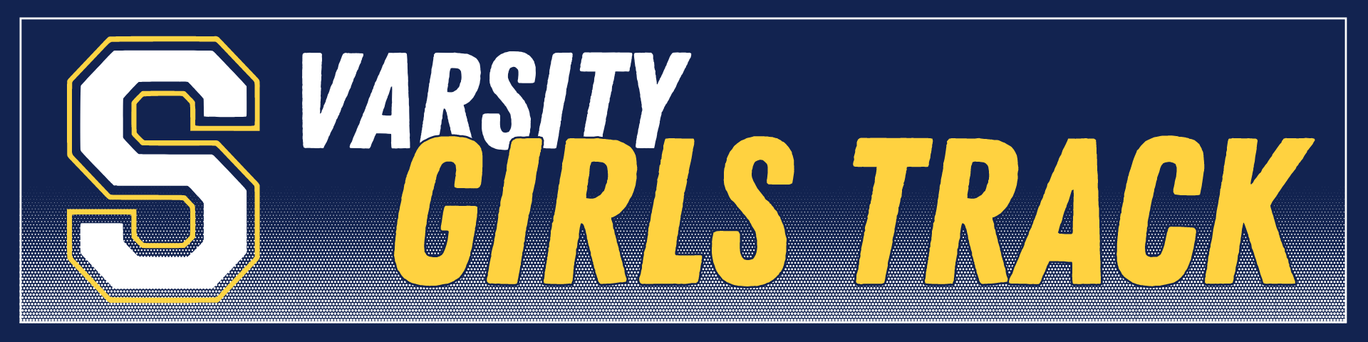 Varsity Girls Track Team Website Header