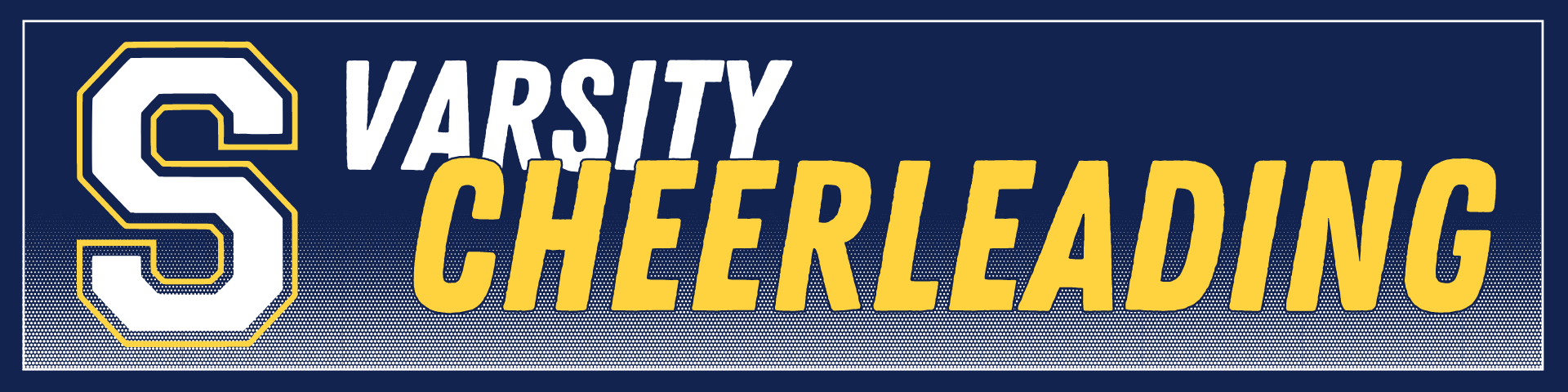 Varsity Cheerleading Team Website Header