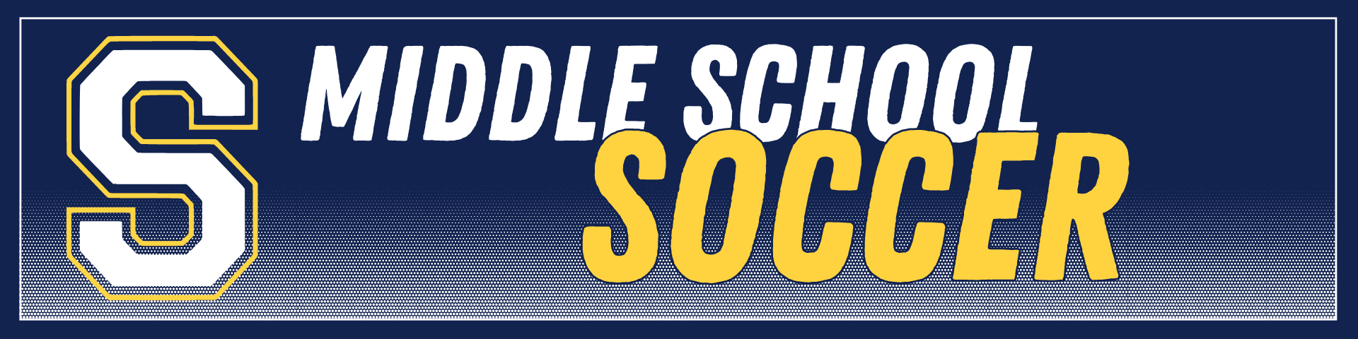 Middle School Soccer Team Website Header