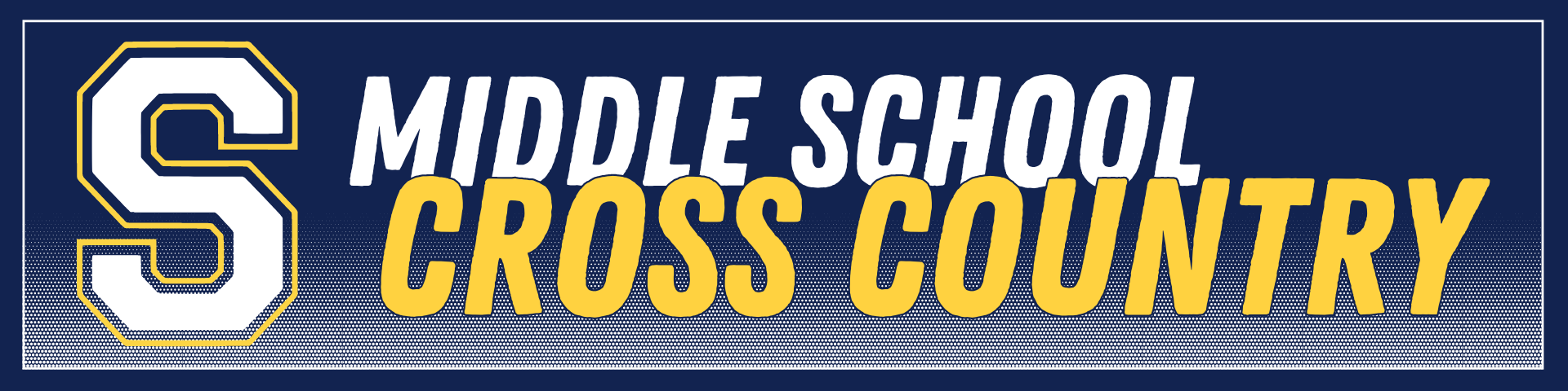 Middle School Cross Country Team Website Header