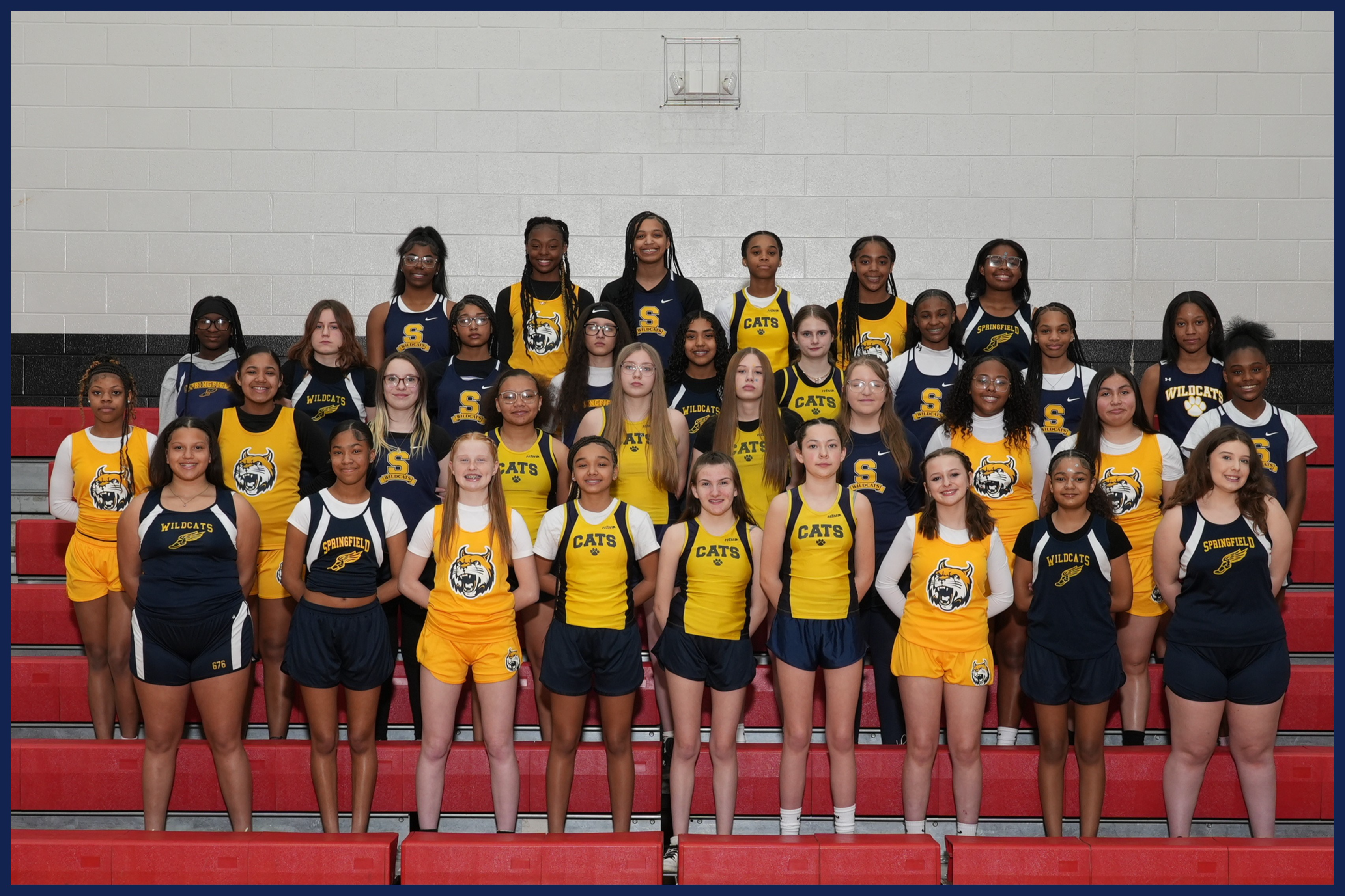 MS Girls Track Team Photo