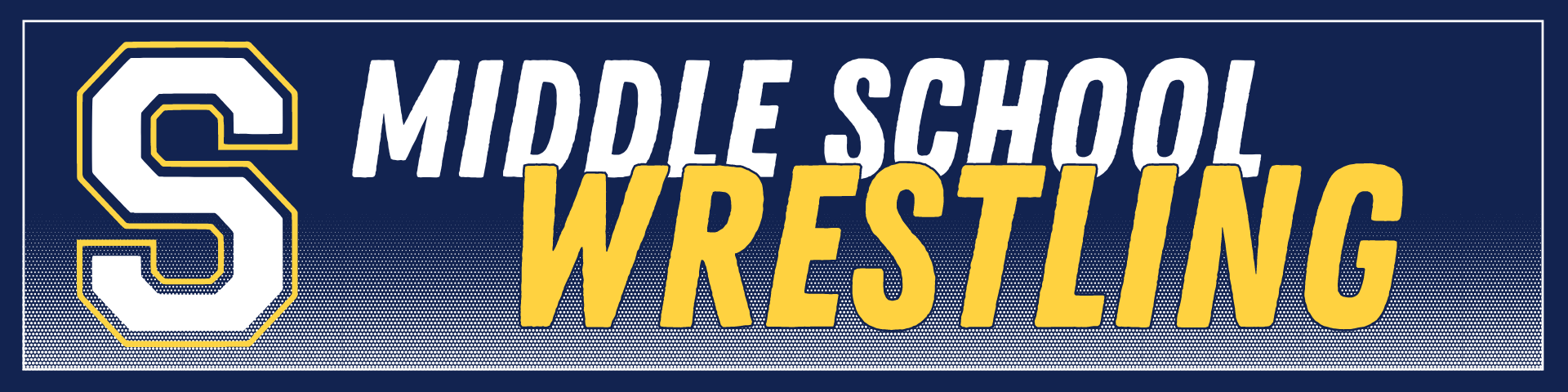 Middle School Wrestling Team Website Header