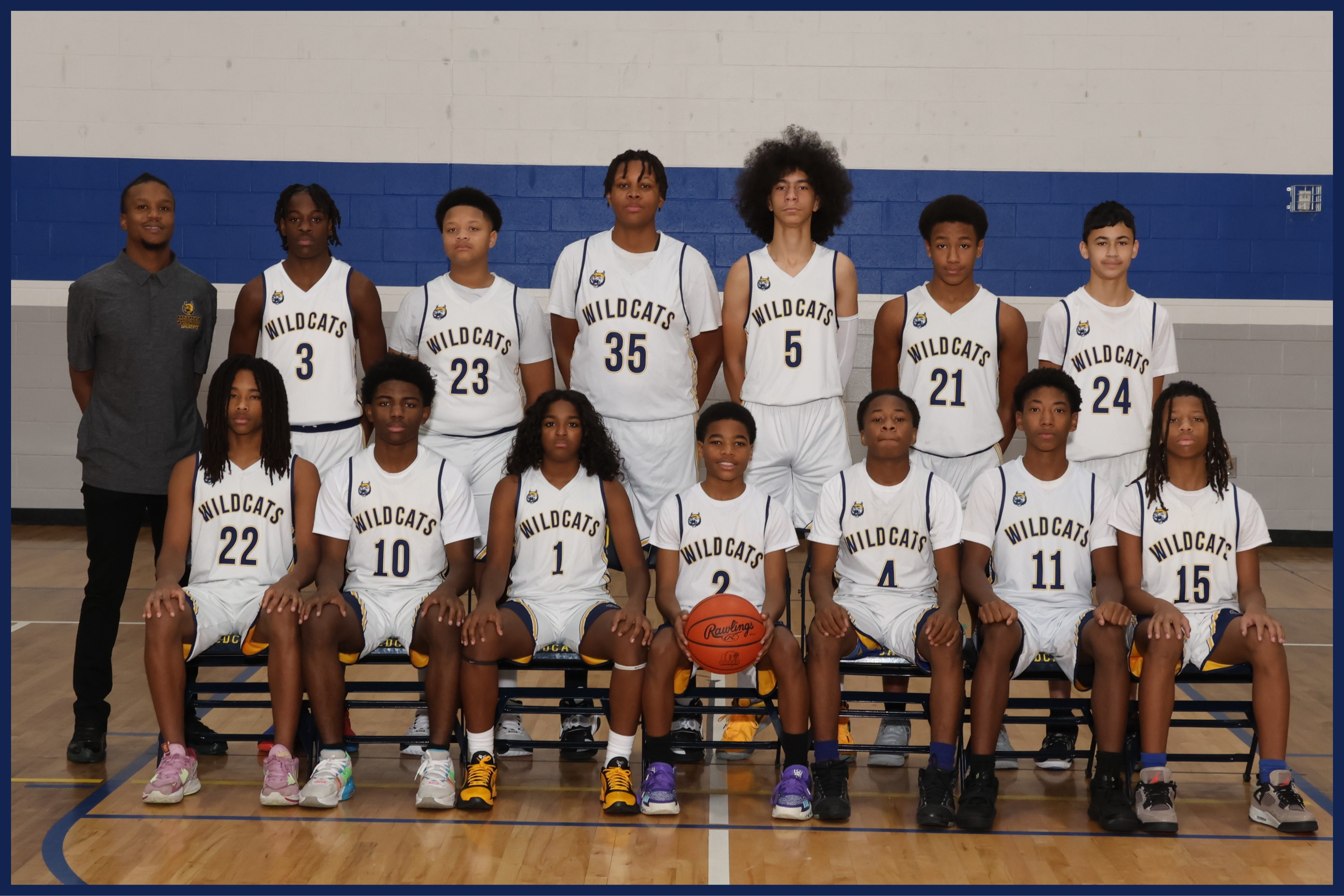 8th Grade Boys Basketball Team Photo