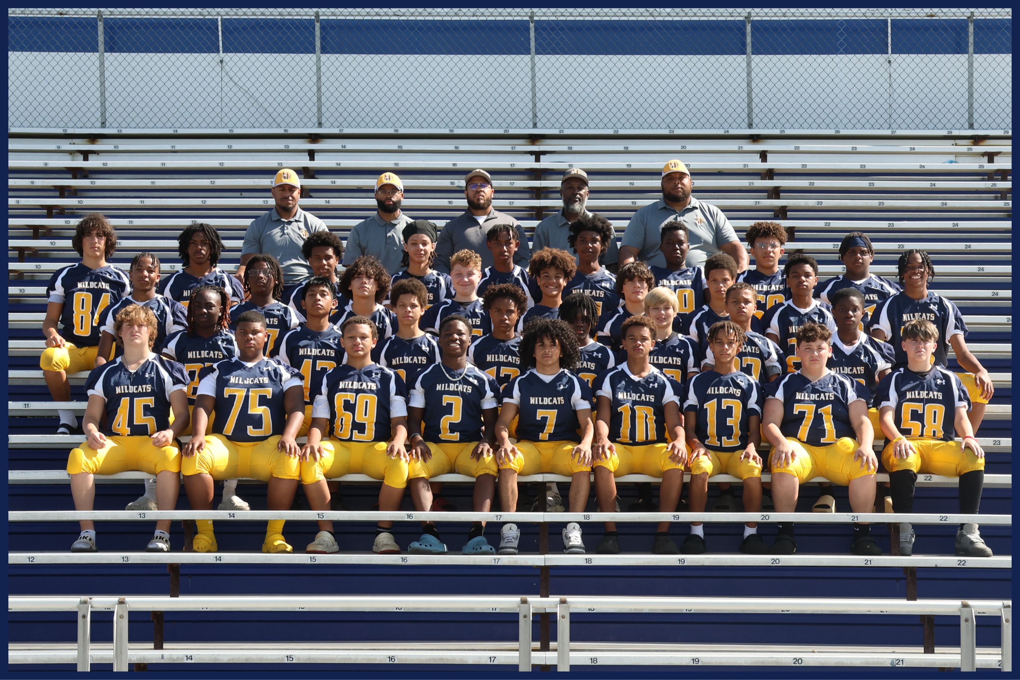 8th Grade Football Team Photo