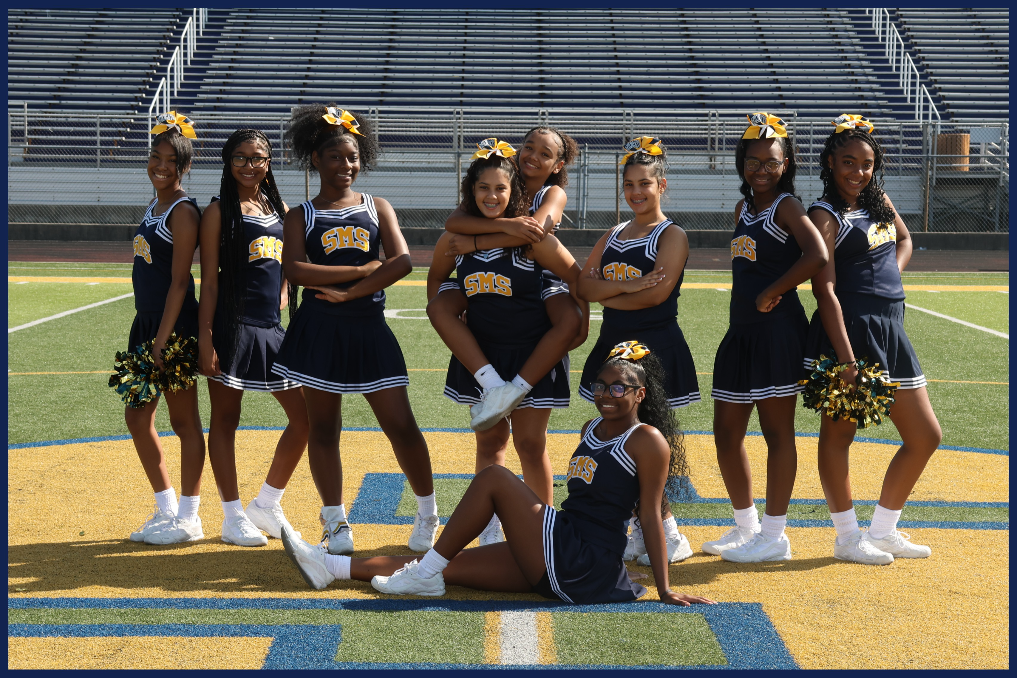 8th Grade Fall Cheerleading Team Photo