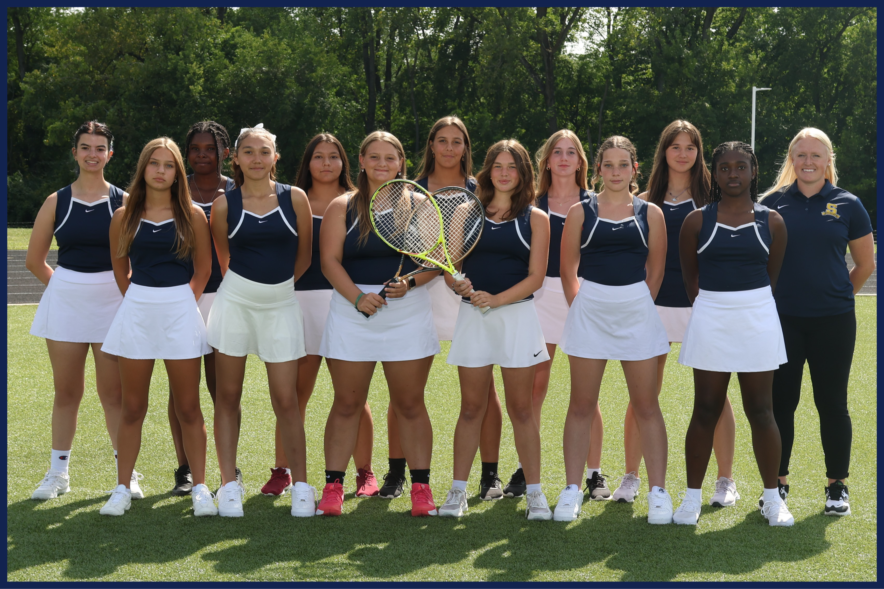 Girls Varsity Tennis Team Picture