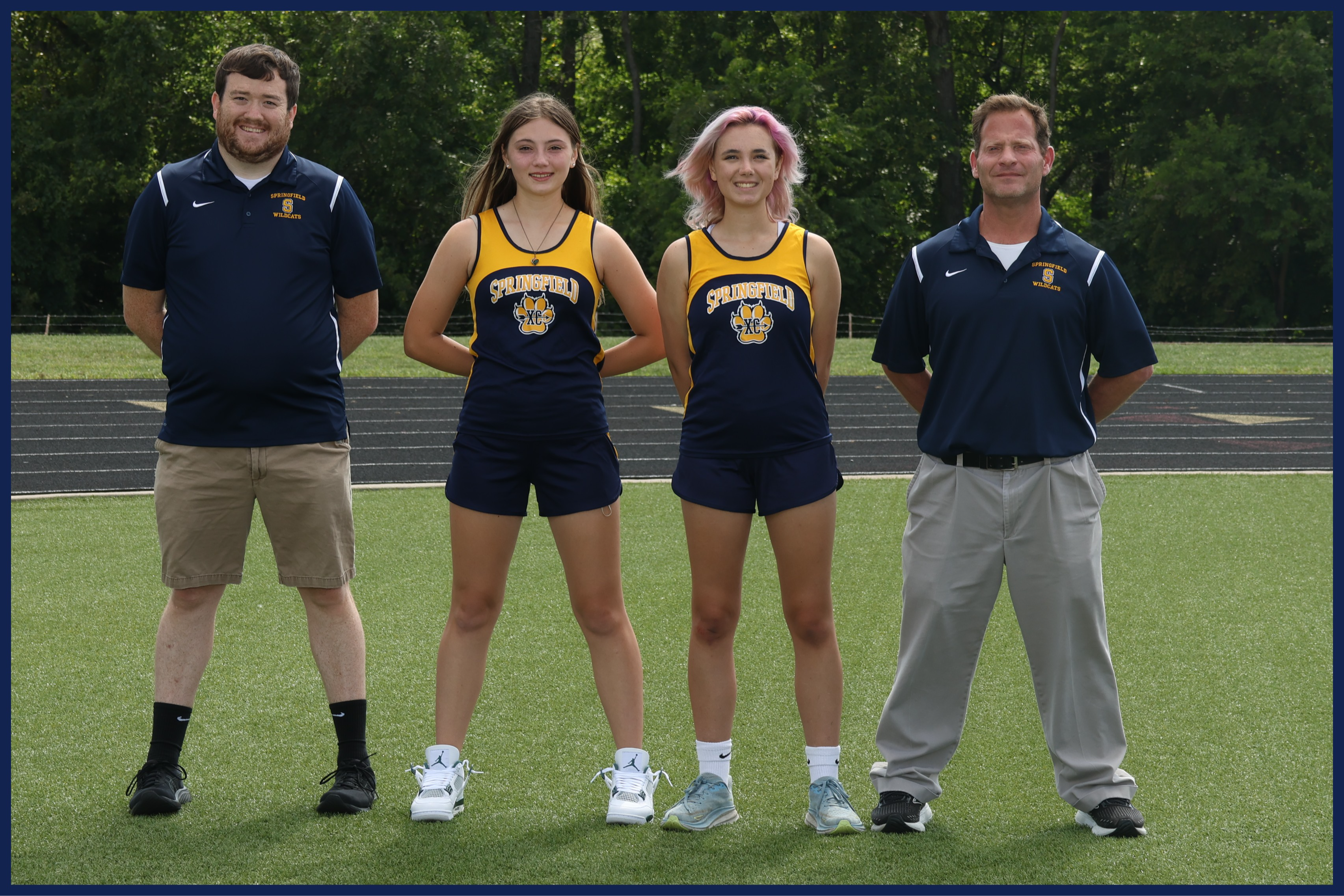 Varsity Girls Cross Country Team Photo