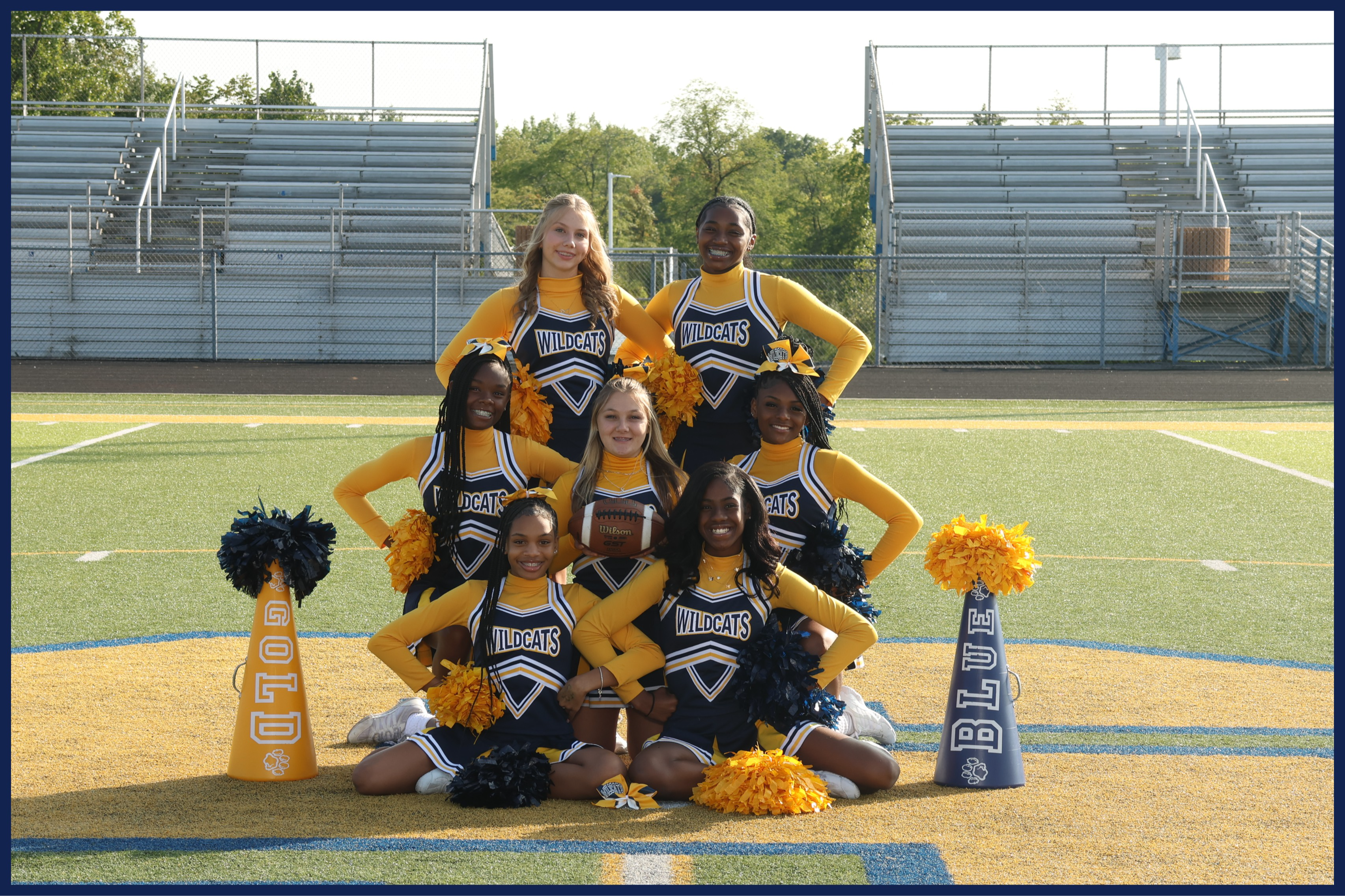 JV Fall Cheerleading Team Photo