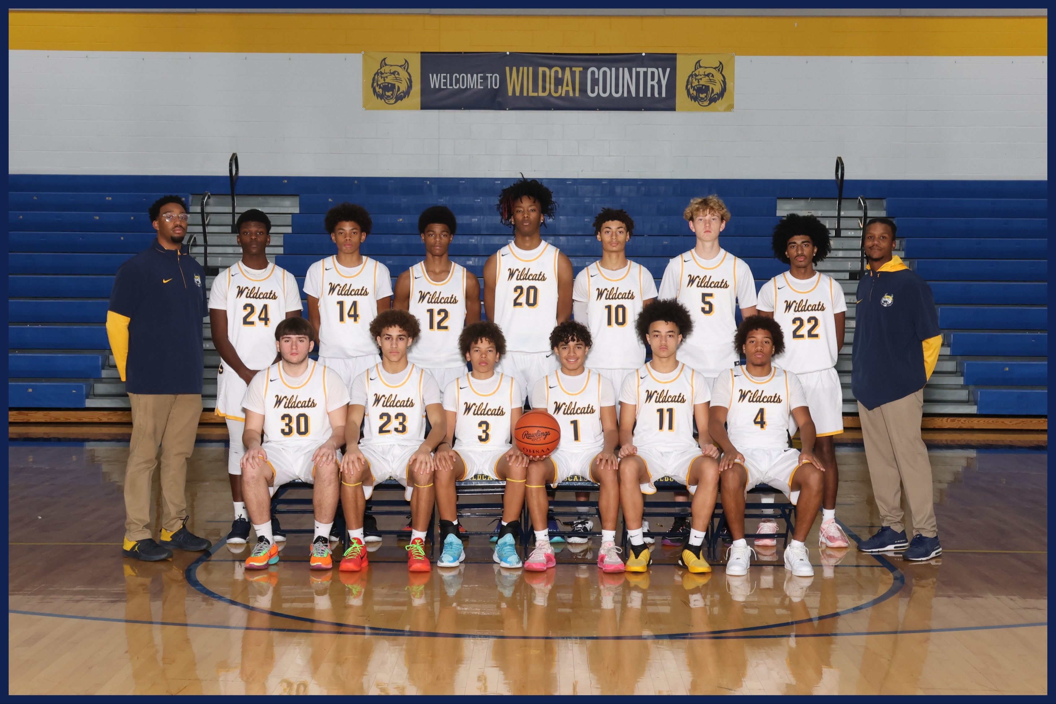 JV Boys Basketball Team Photo