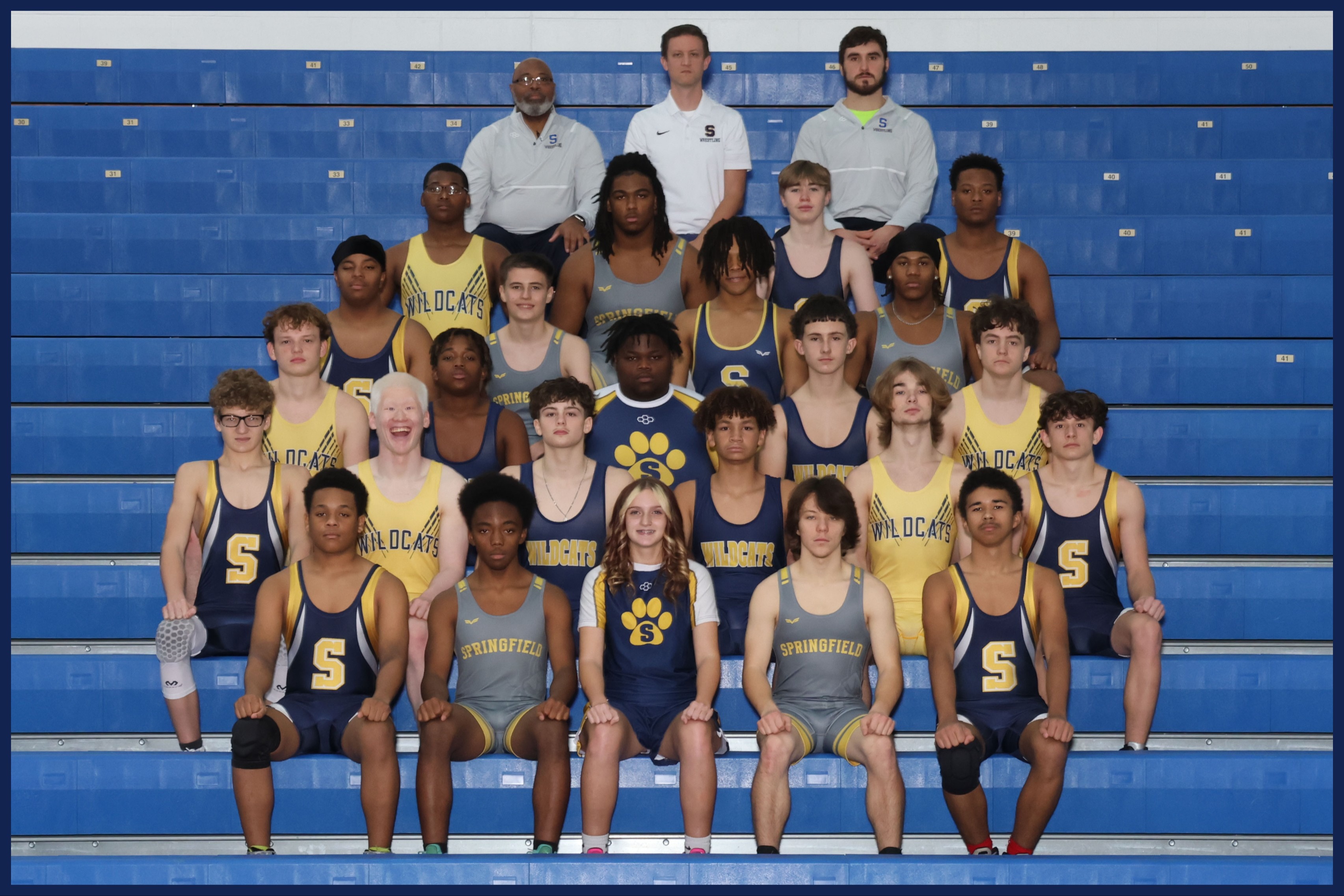 Varsity Wrestling Team Photo