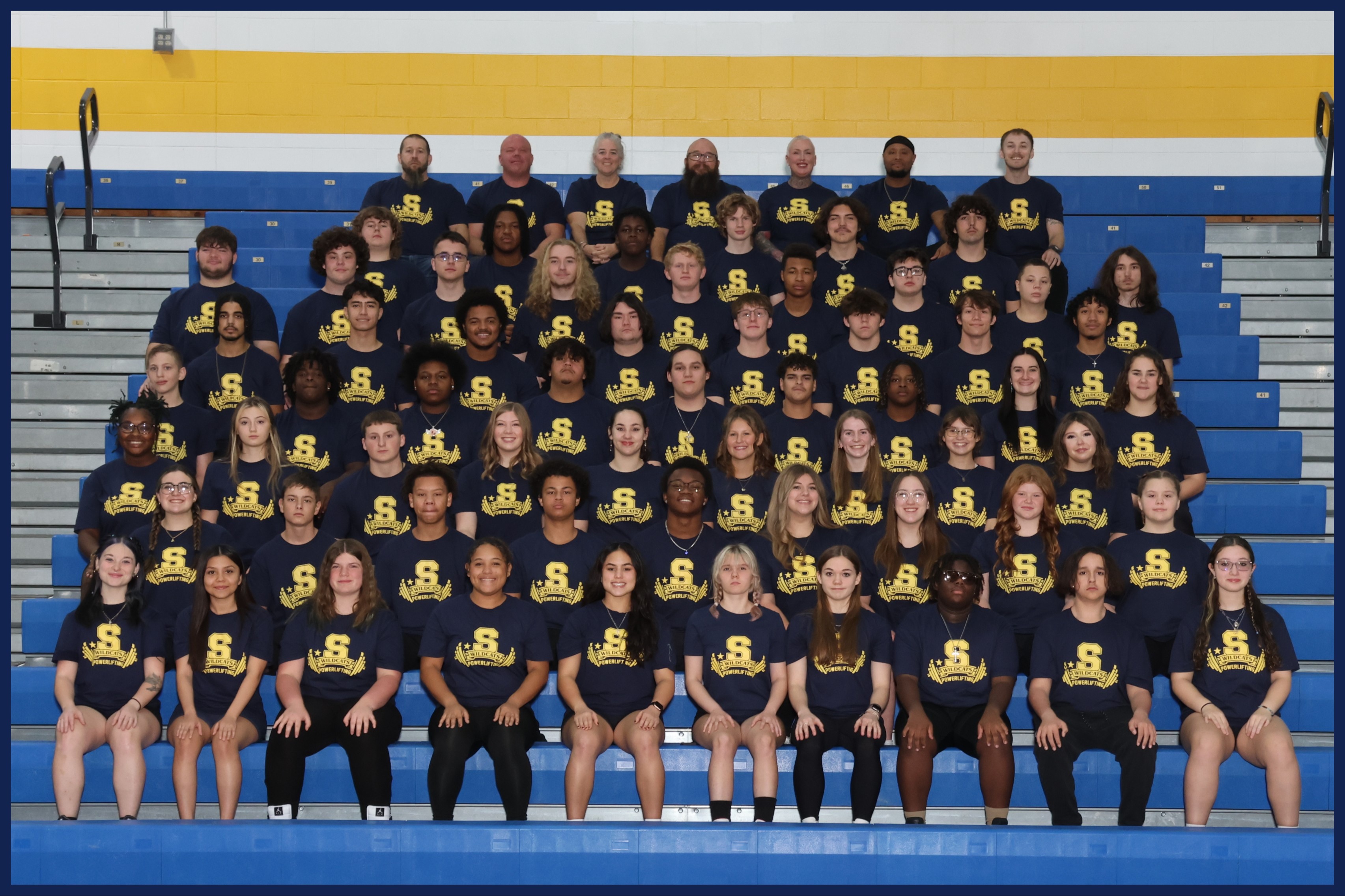 HS Powerlifting Team Photo