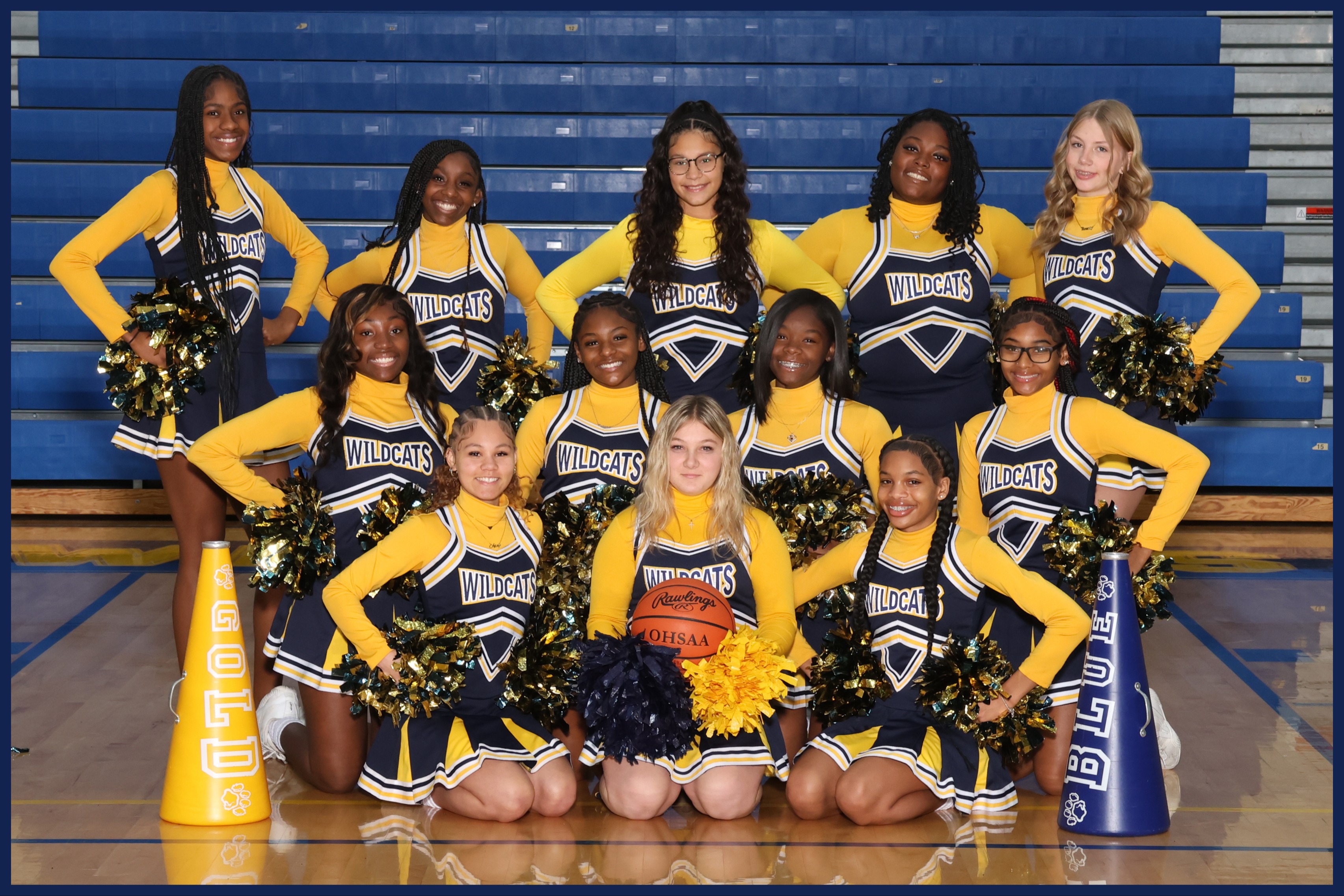 JV Winter Cheerleading Team Photo