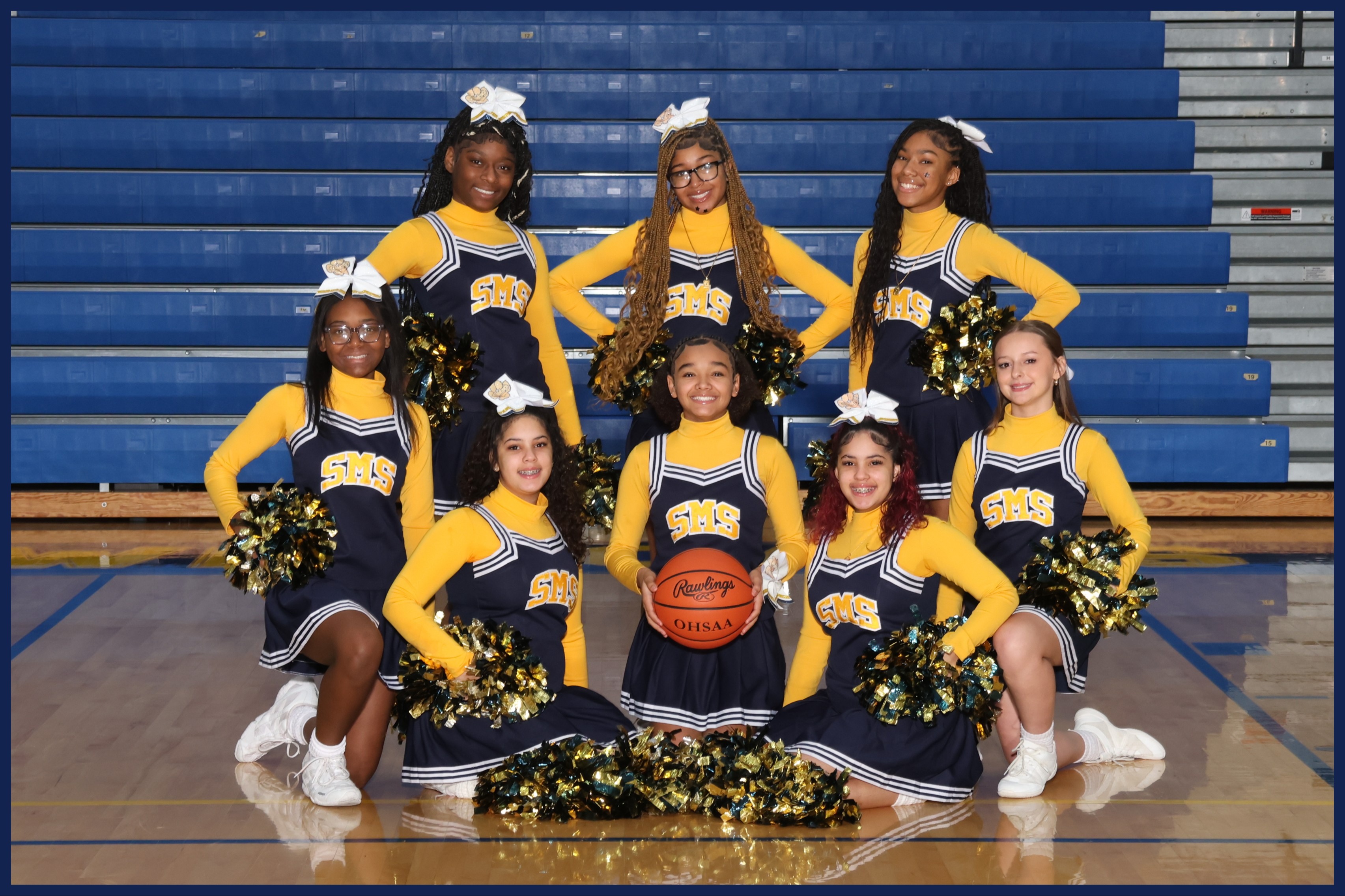 8th Grade Winter Cheerleading Team Photo