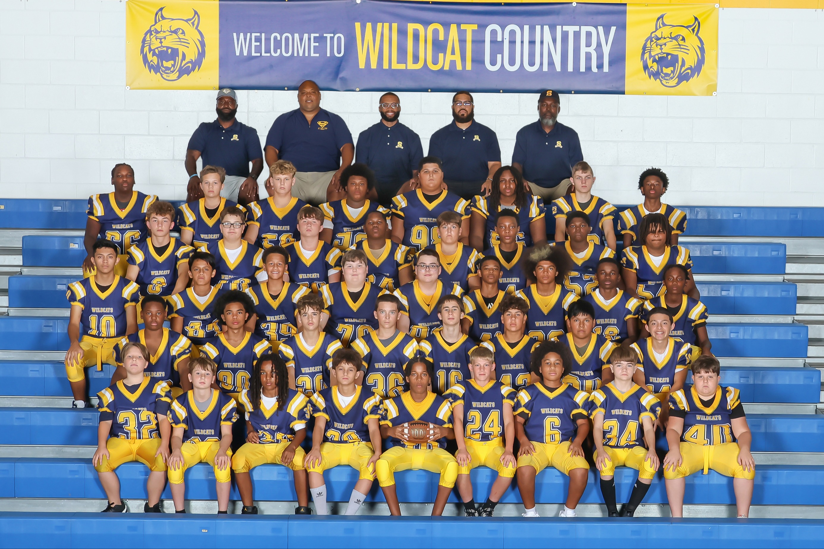 7th Grade Football Team Photo