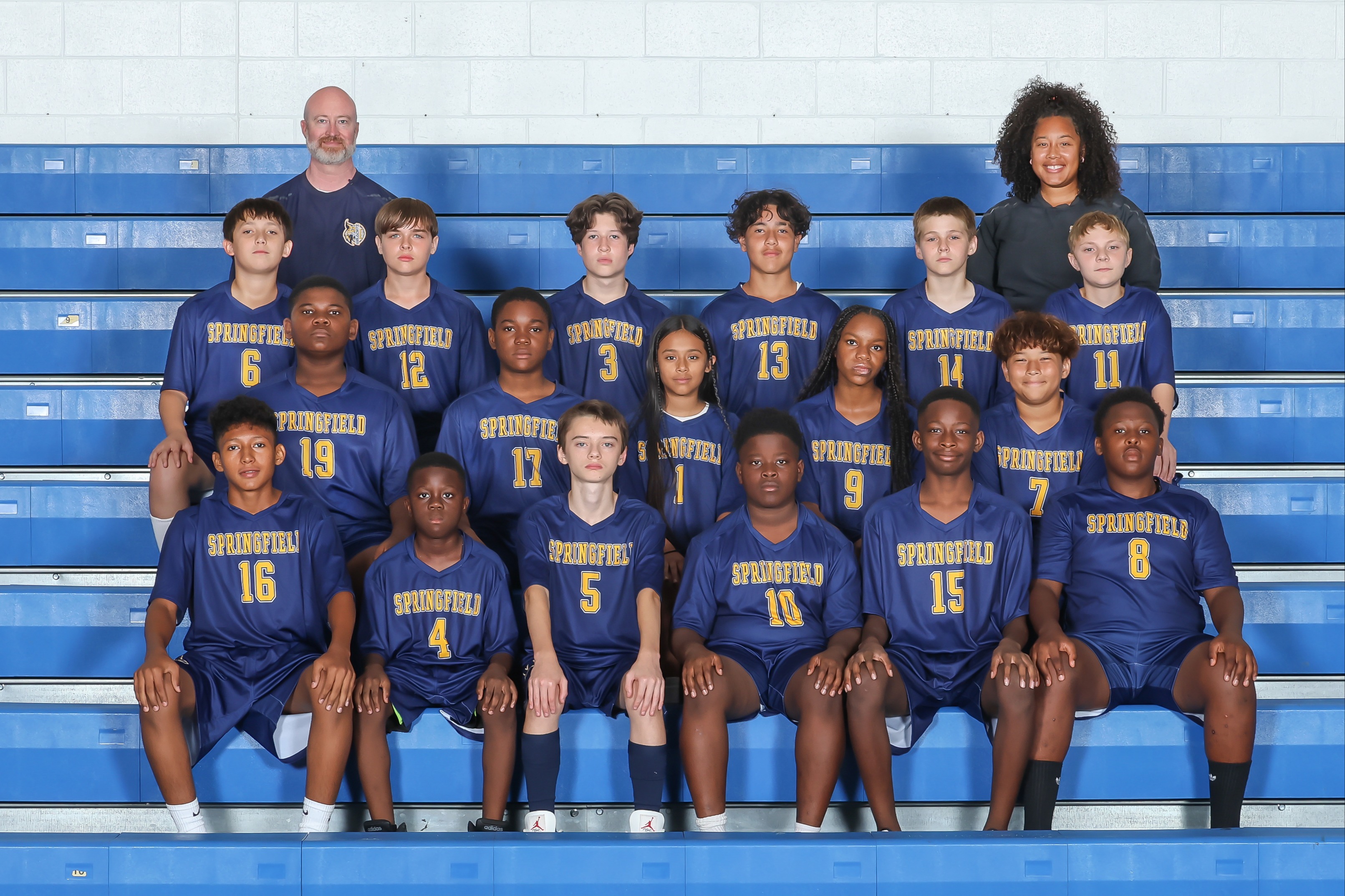 Middle School Soccer Team Photo