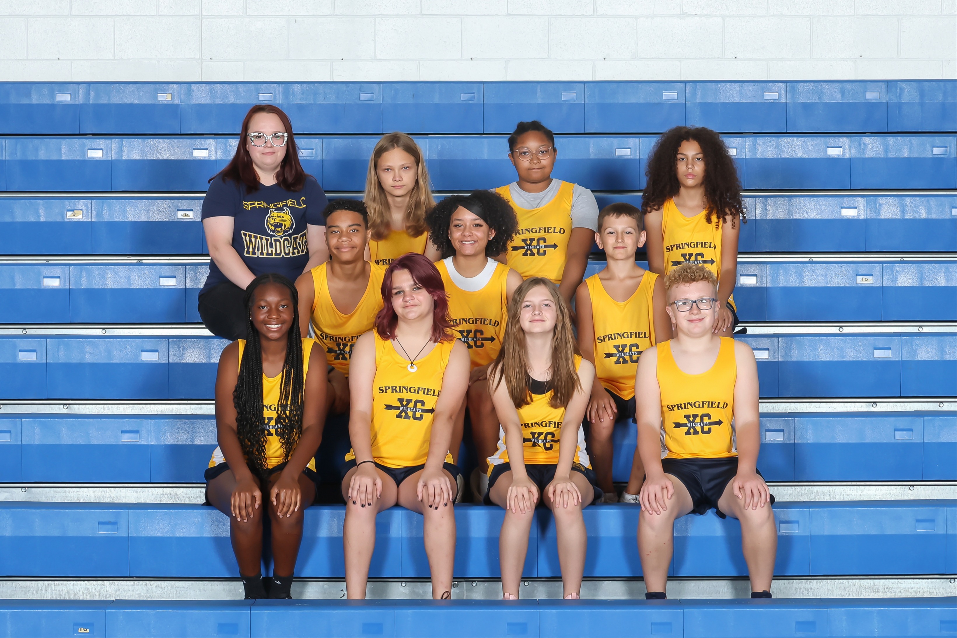 Middle School Cross Country Team Photo