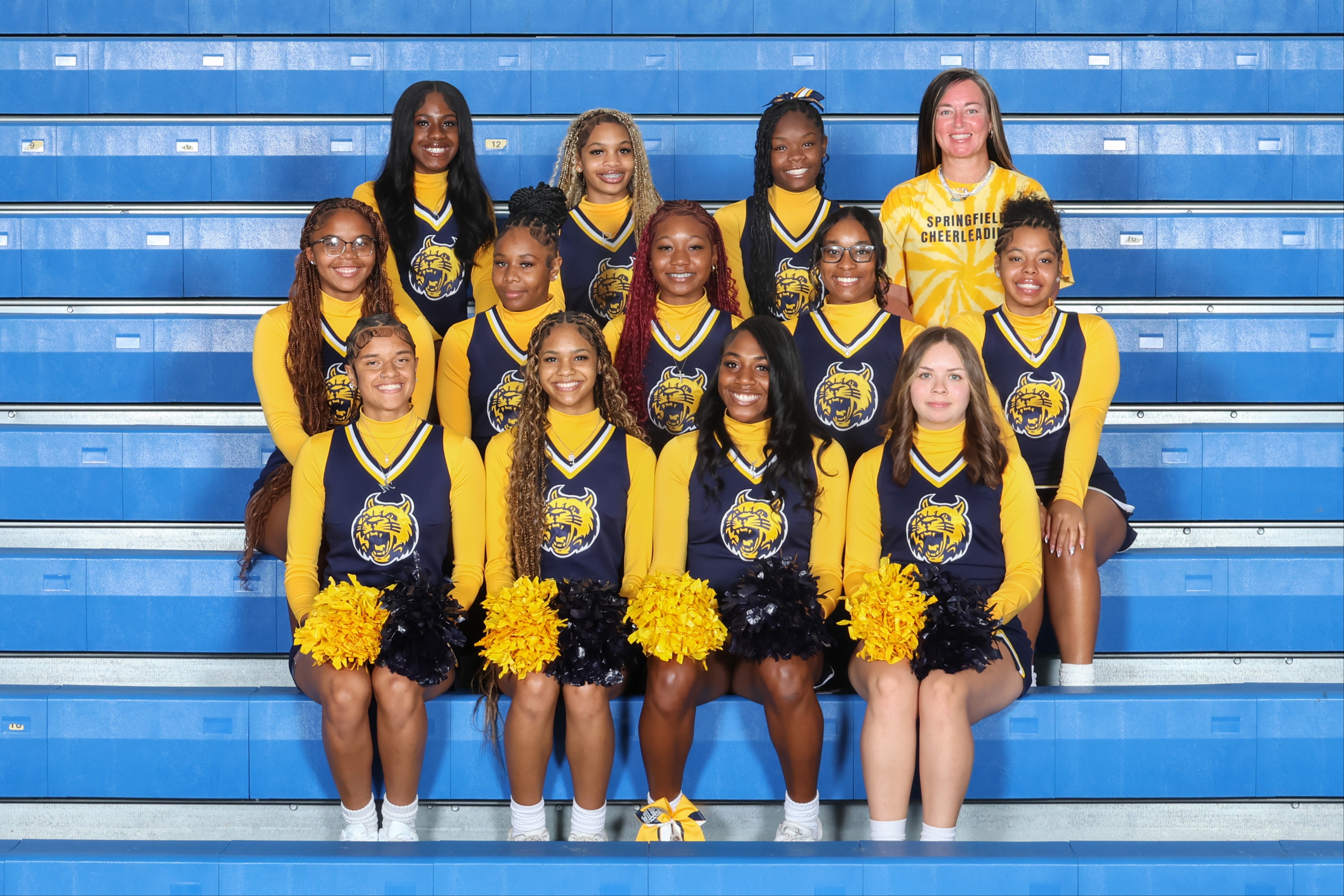 Varsity Fall Cheerleading Team Photo