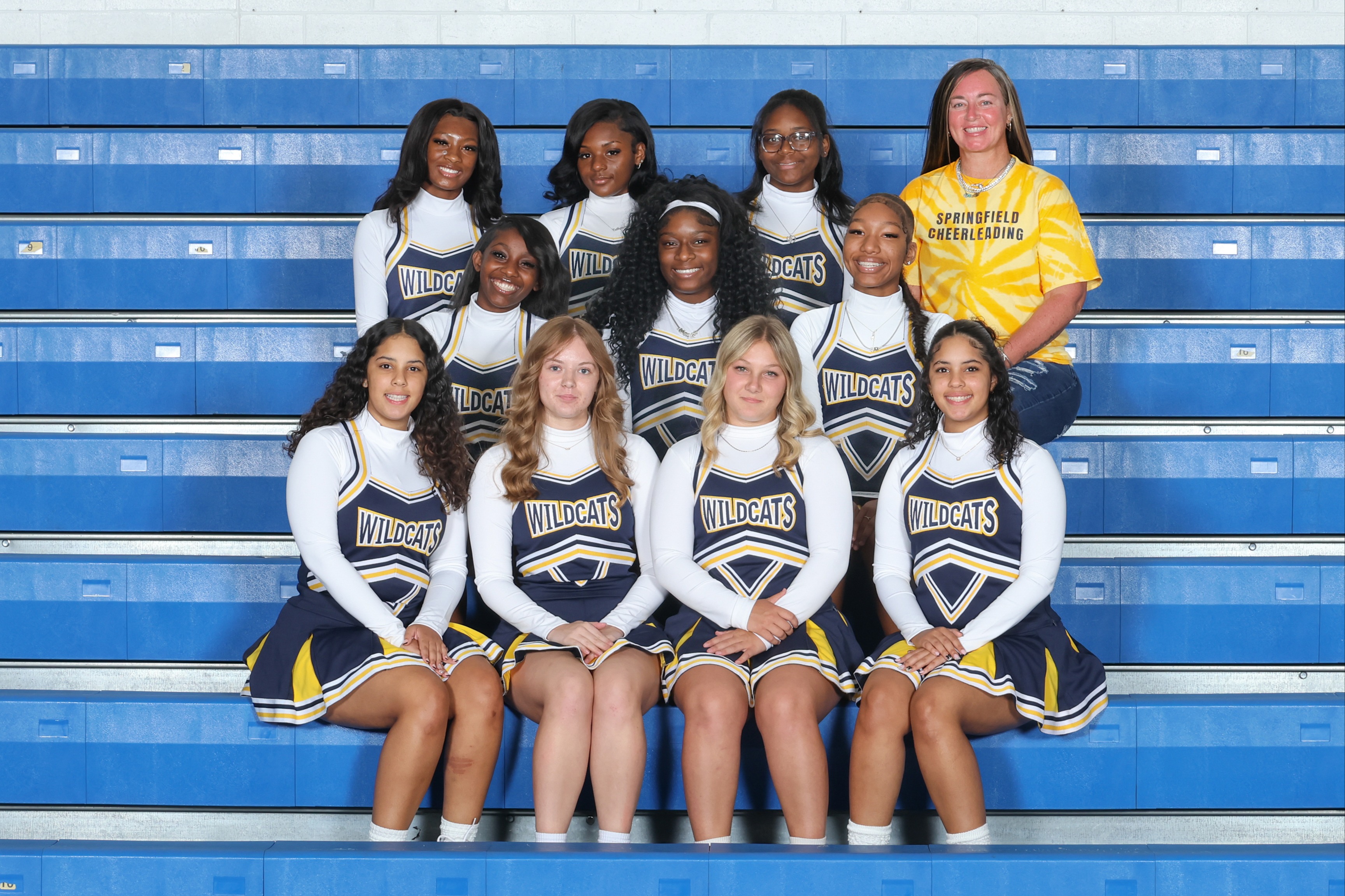 JV Fall Cheerleading Team Photo