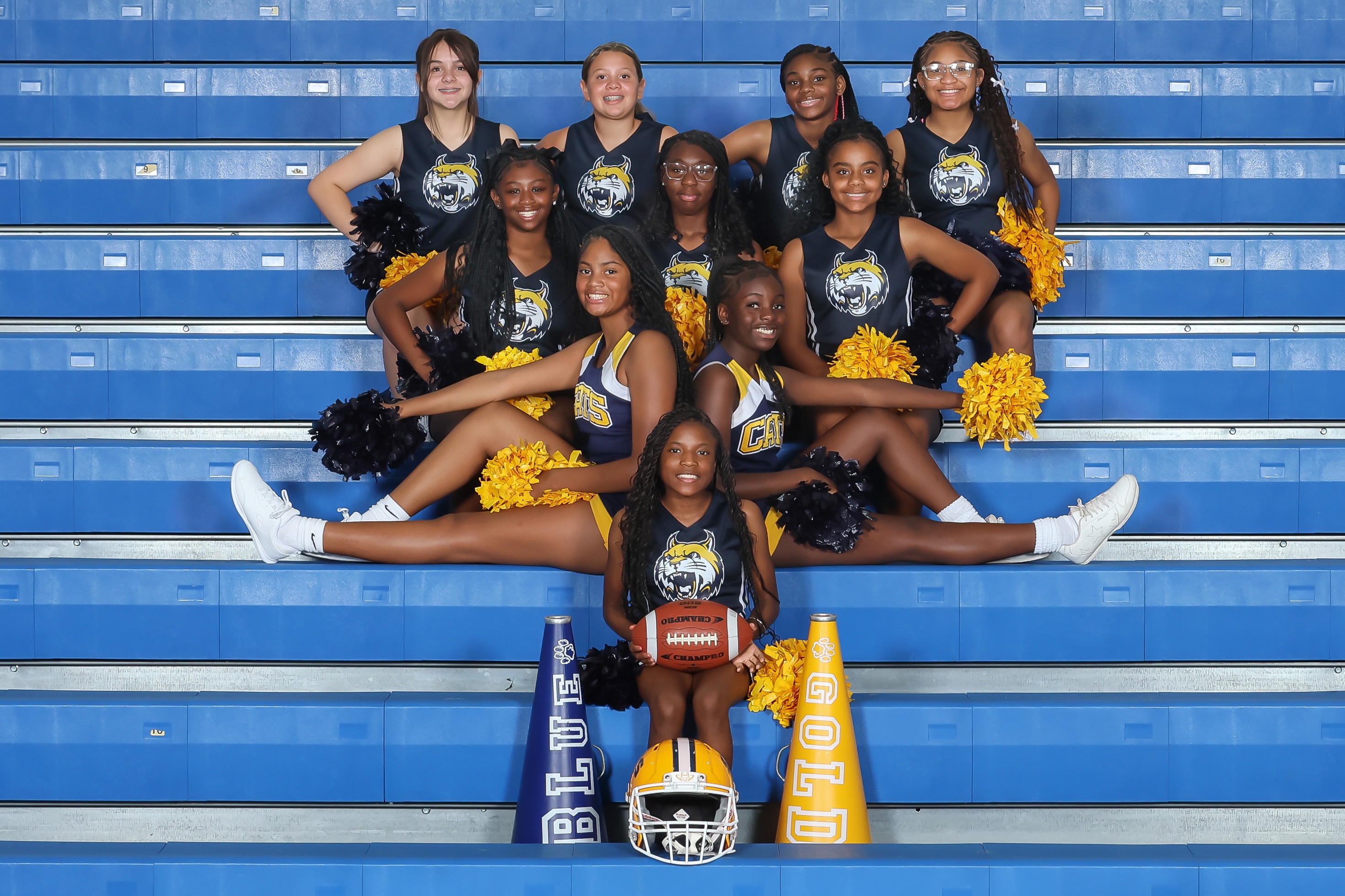 7th Grade Fall Cheerleading Team Photo