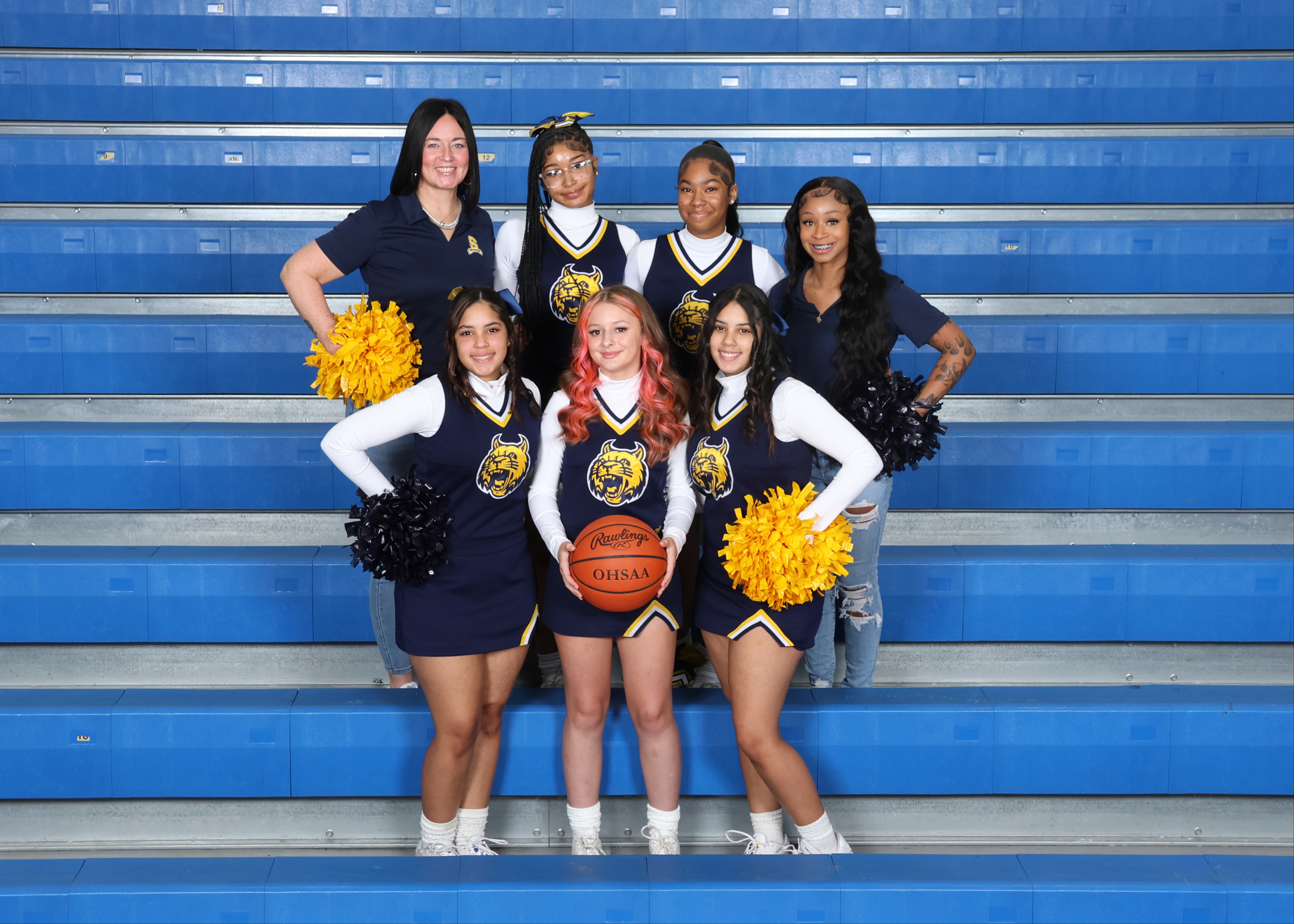 Freshman Cheerleading Team Photo