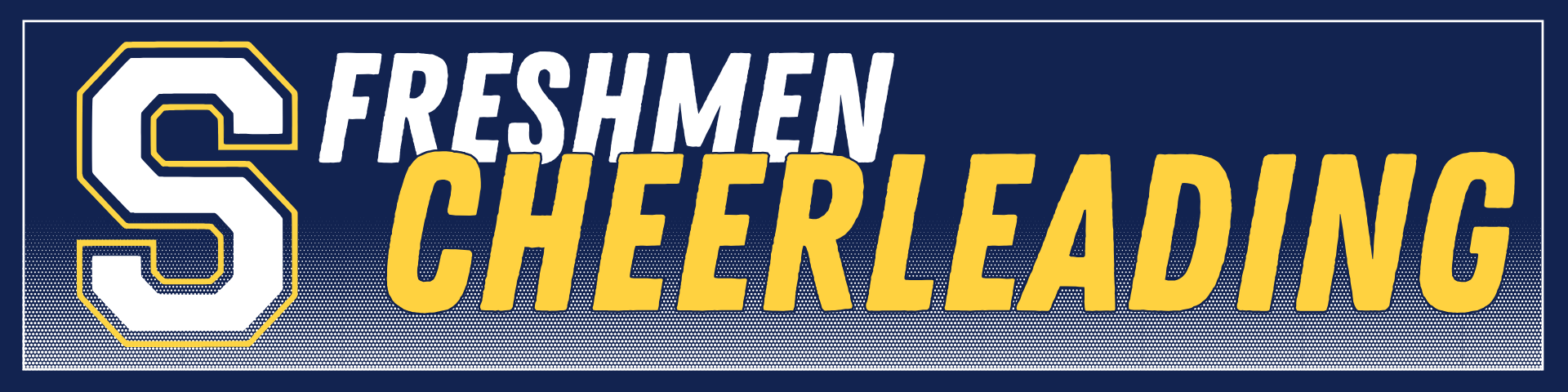 Freshmen Cheerleading Team Website Header