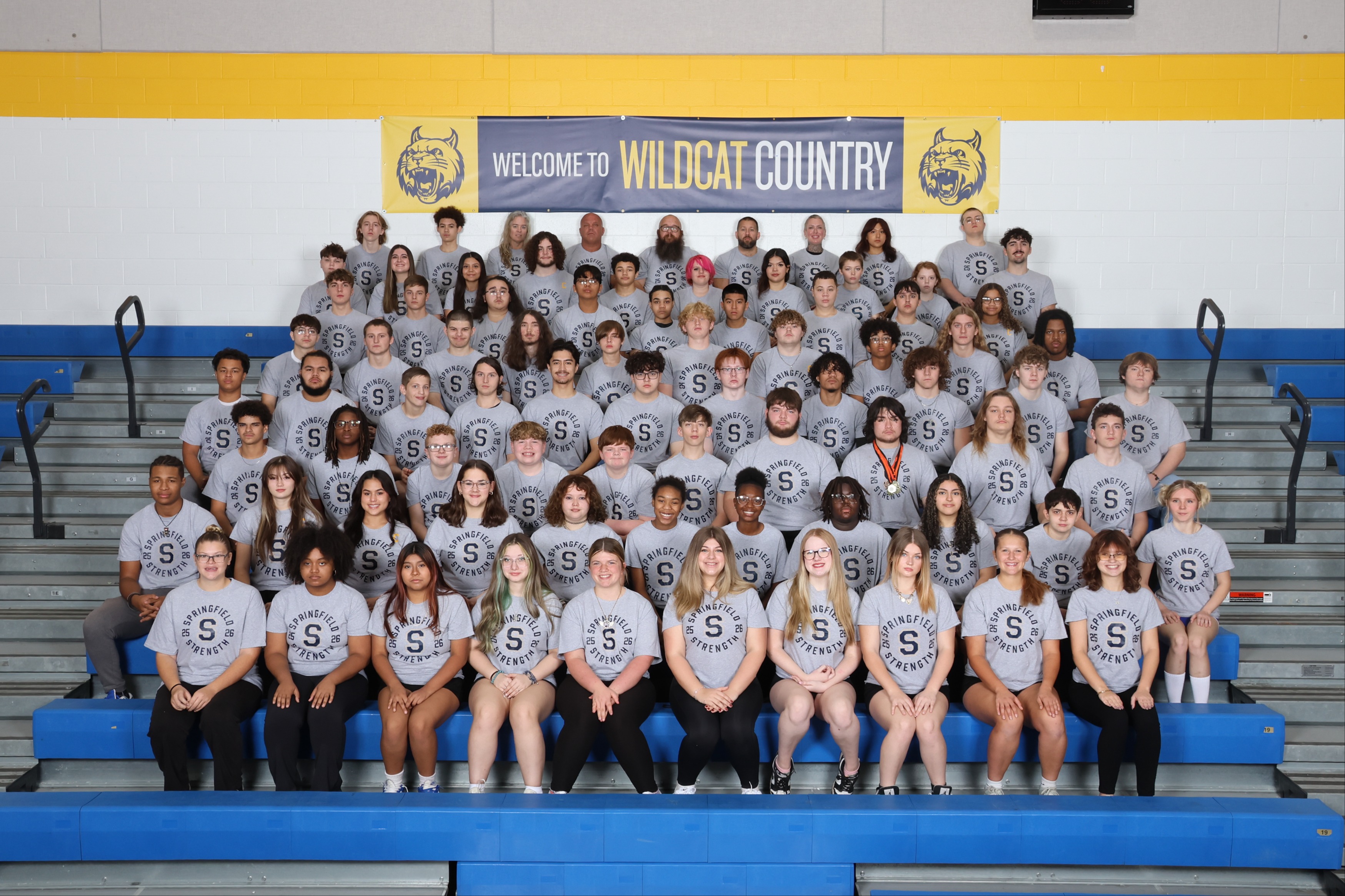 HS Powerlifting Team Photo