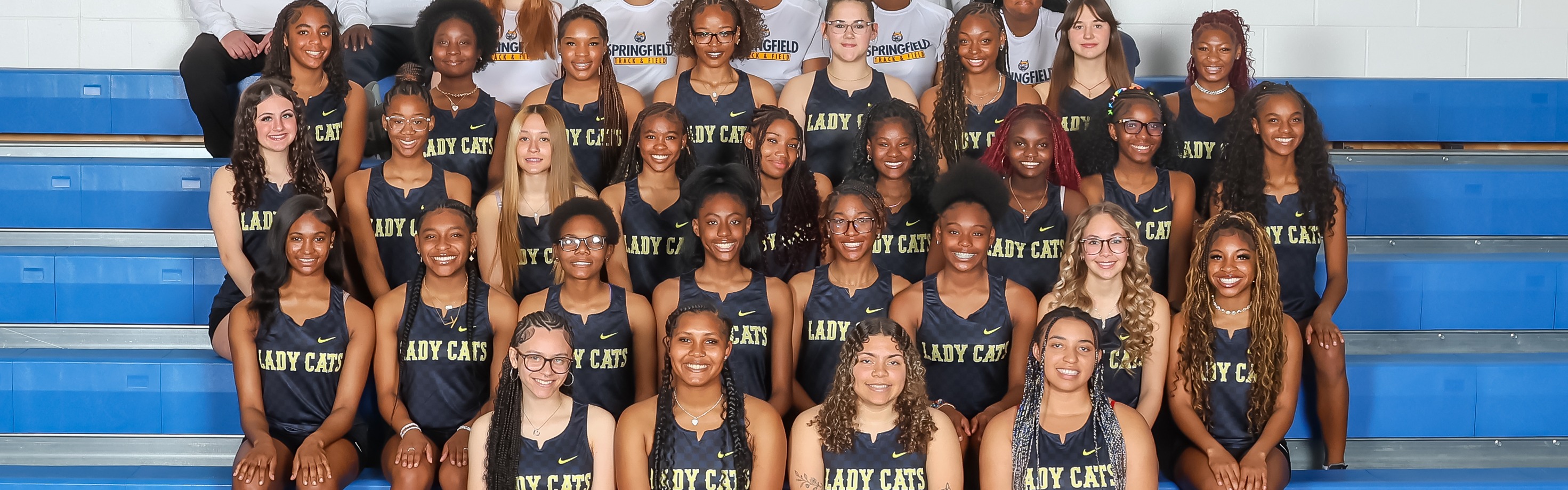 Varsity Girls Track team photo