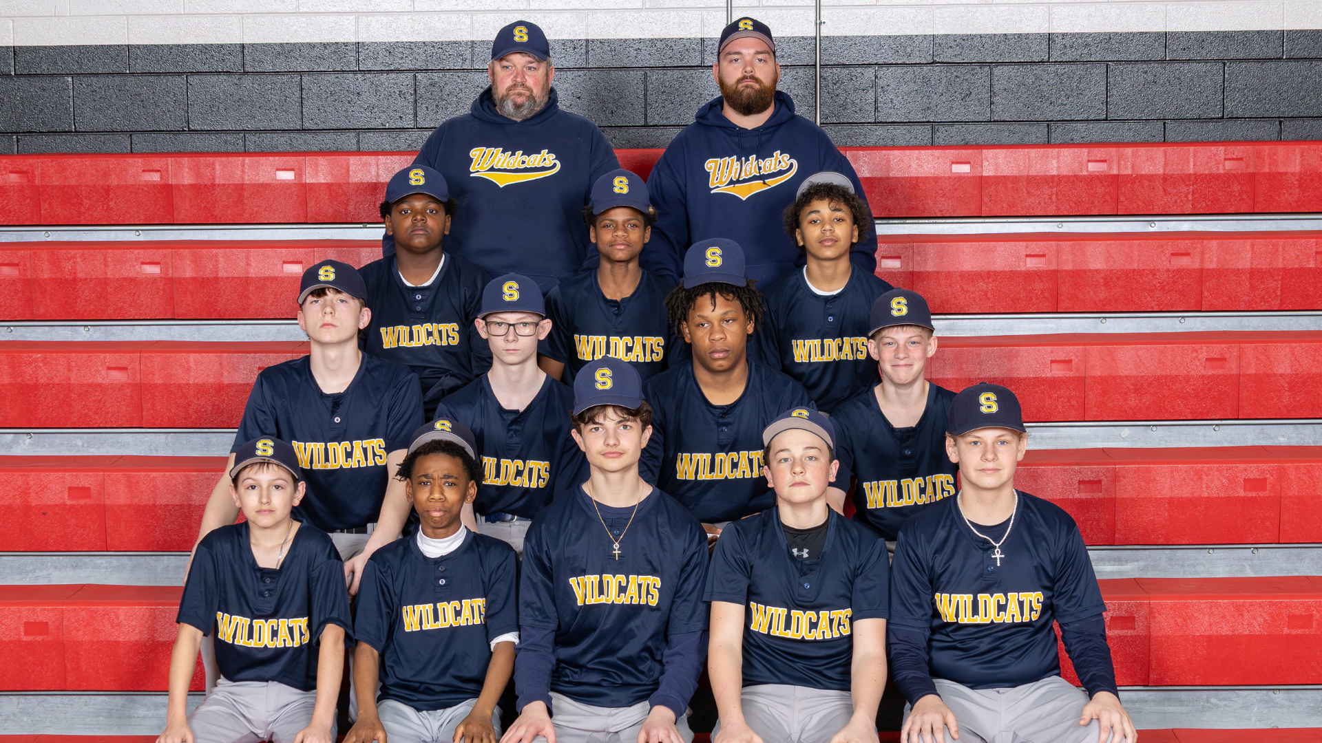 Middle School Baseball Team Photo