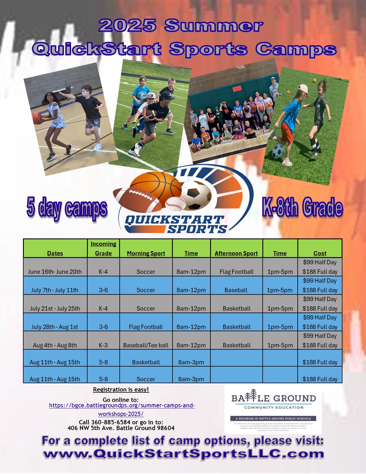 QS Summer Camps 2025