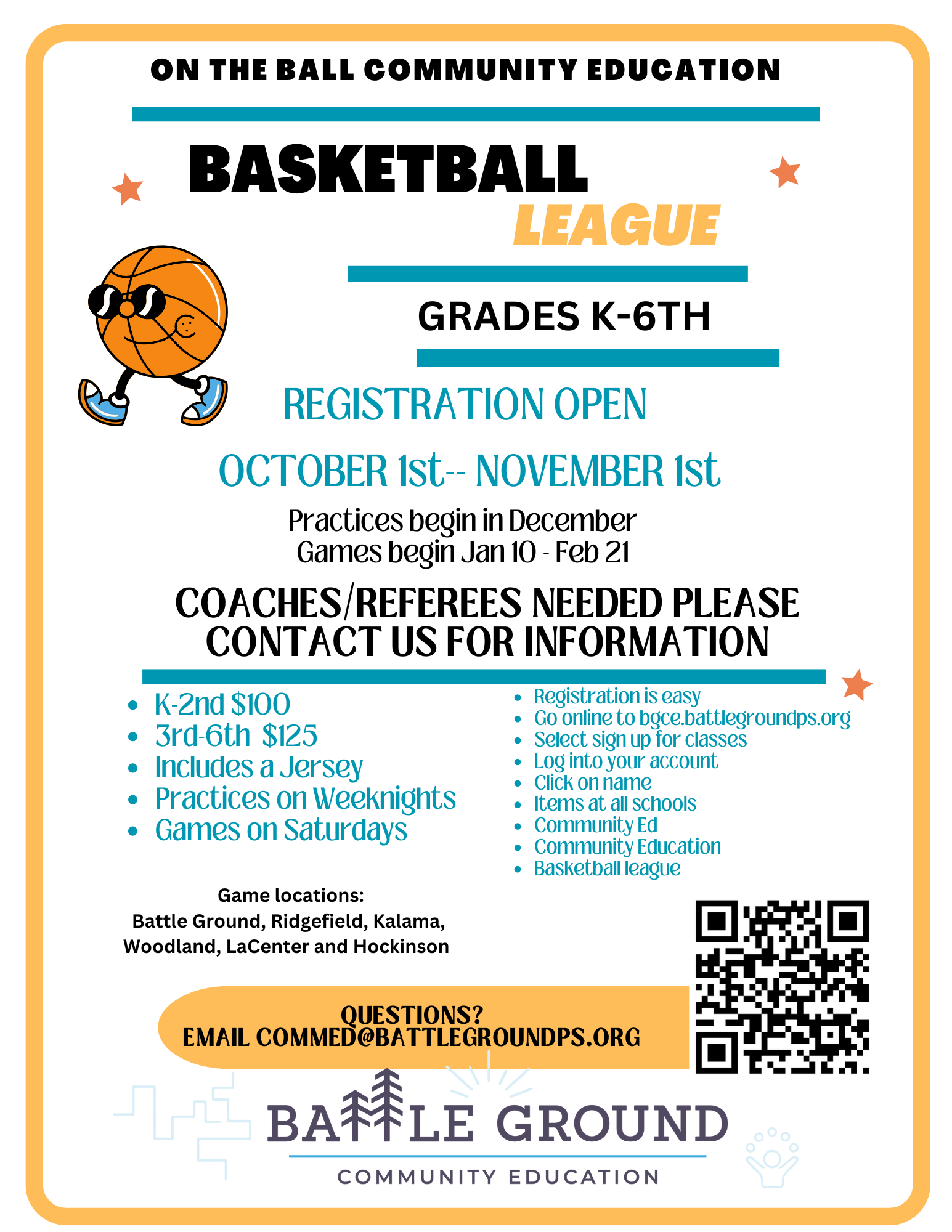 Winter Basketball League
