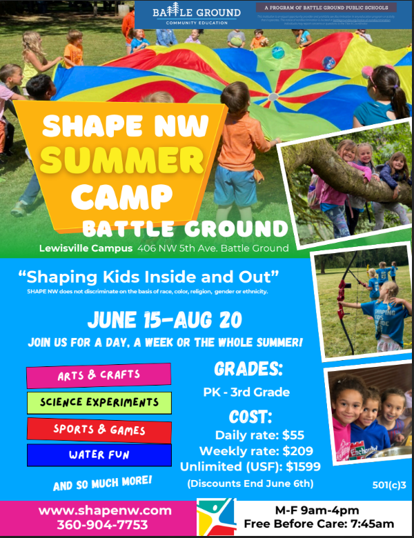 Shape NW Summer 2026