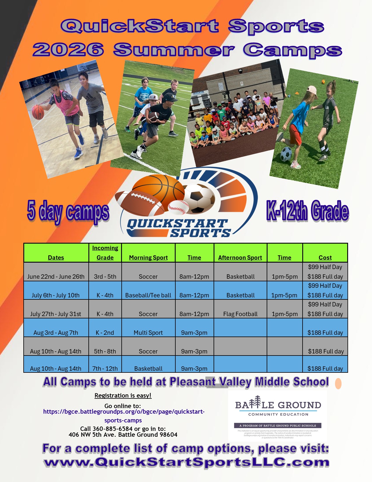 QS Summer Camps 2026