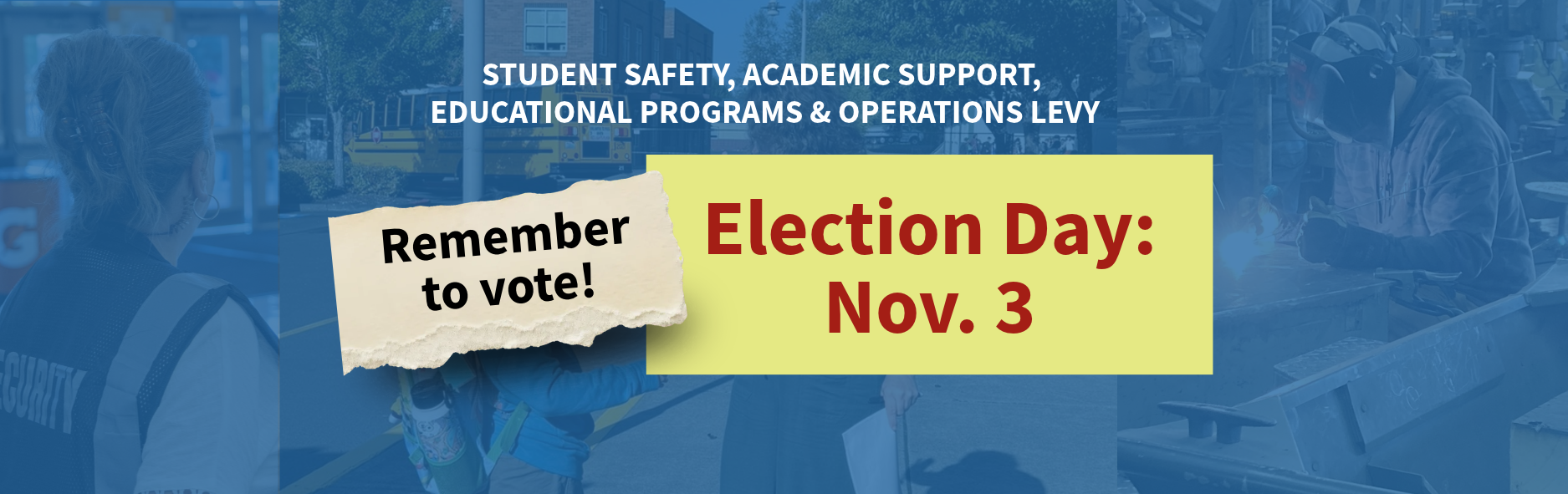 don't forget to vote on Nov. 3